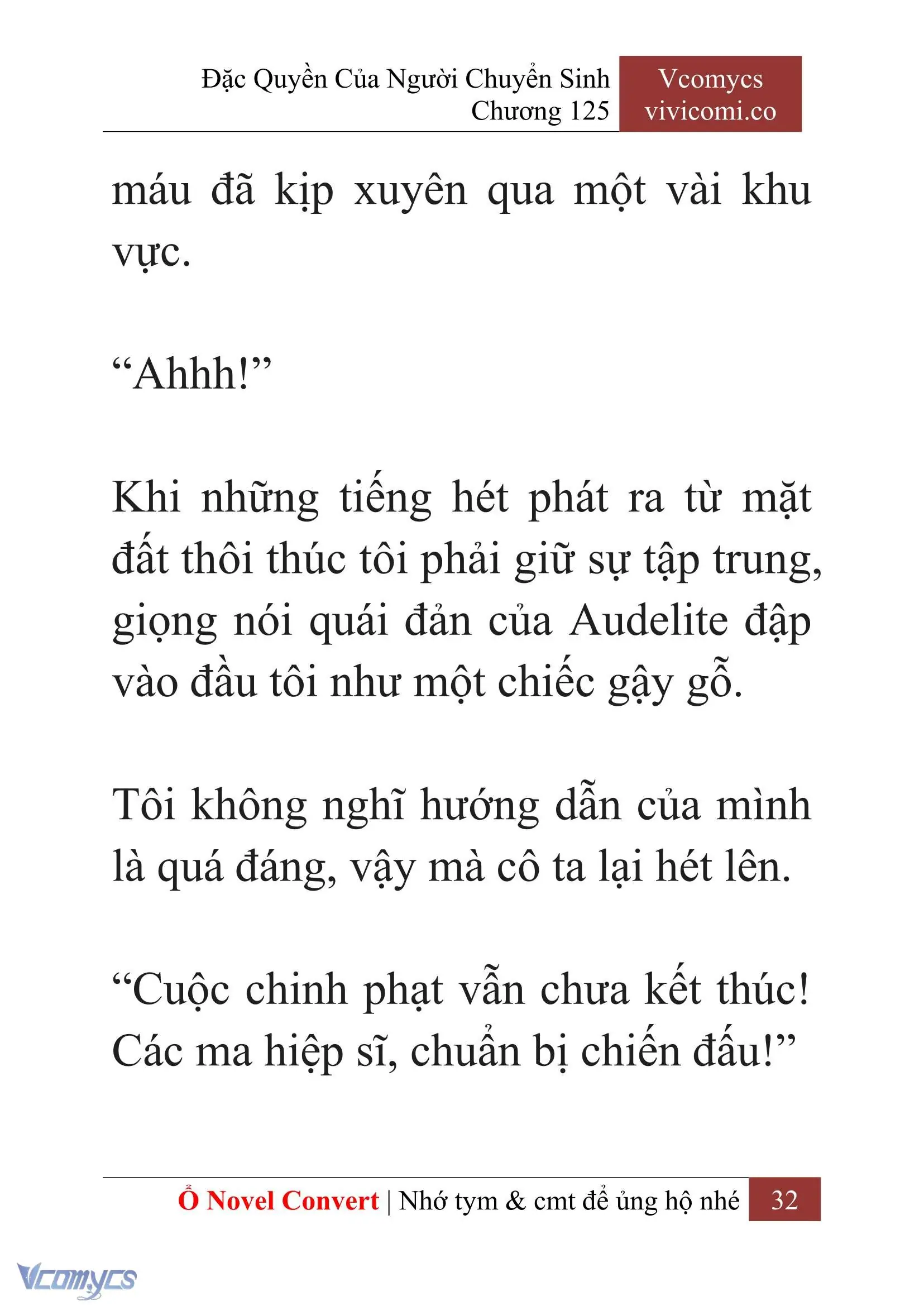 [Novel] Đặc Quyền Của Người Chuyển Sinh Chapter 125 - Trang 35