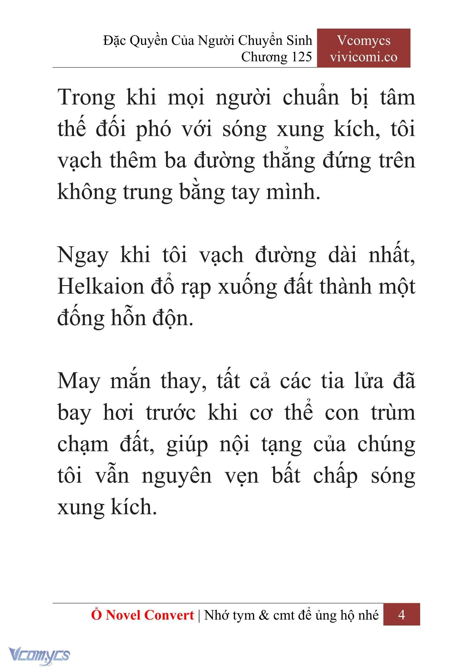 [Novel] Đặc Quyền Của Người Chuyển Sinh Chapter 125 - Trang 7
