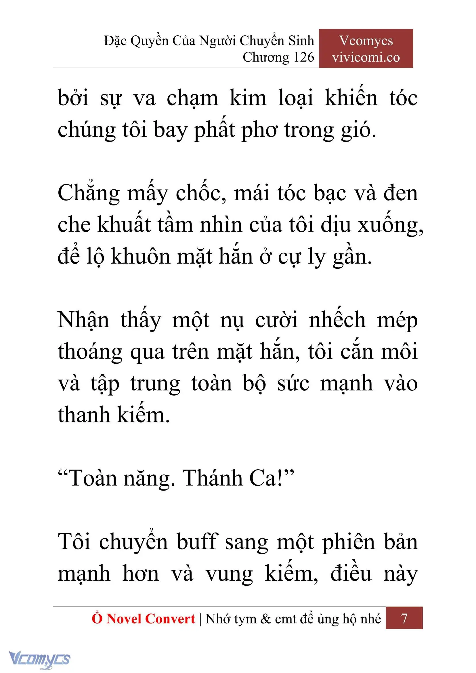 [Novel] Đặc Quyền Của Người Chuyển Sinh Chapter 126 - Trang 10