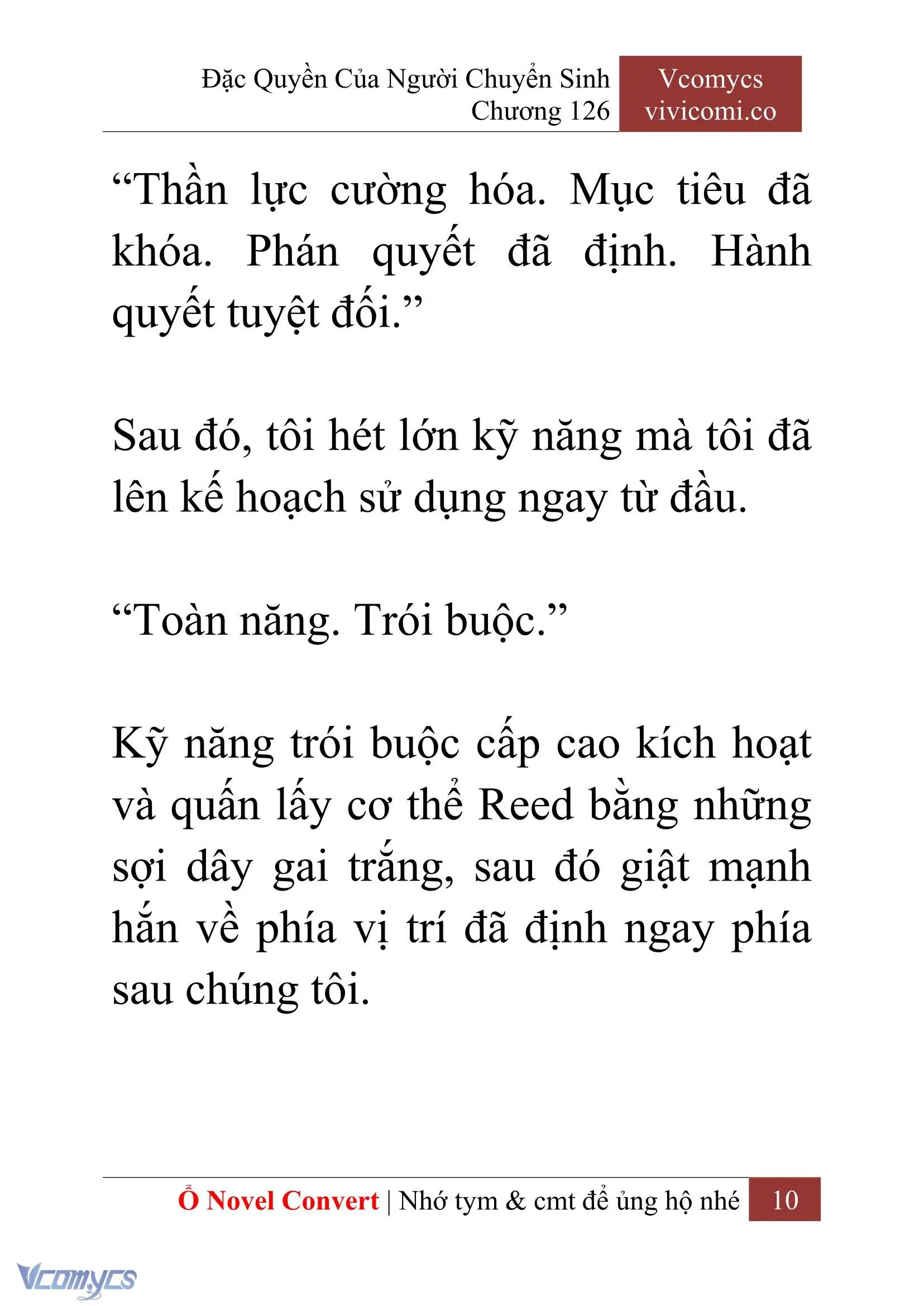[Novel] Đặc Quyền Của Người Chuyển Sinh Chapter 126 - Trang 13