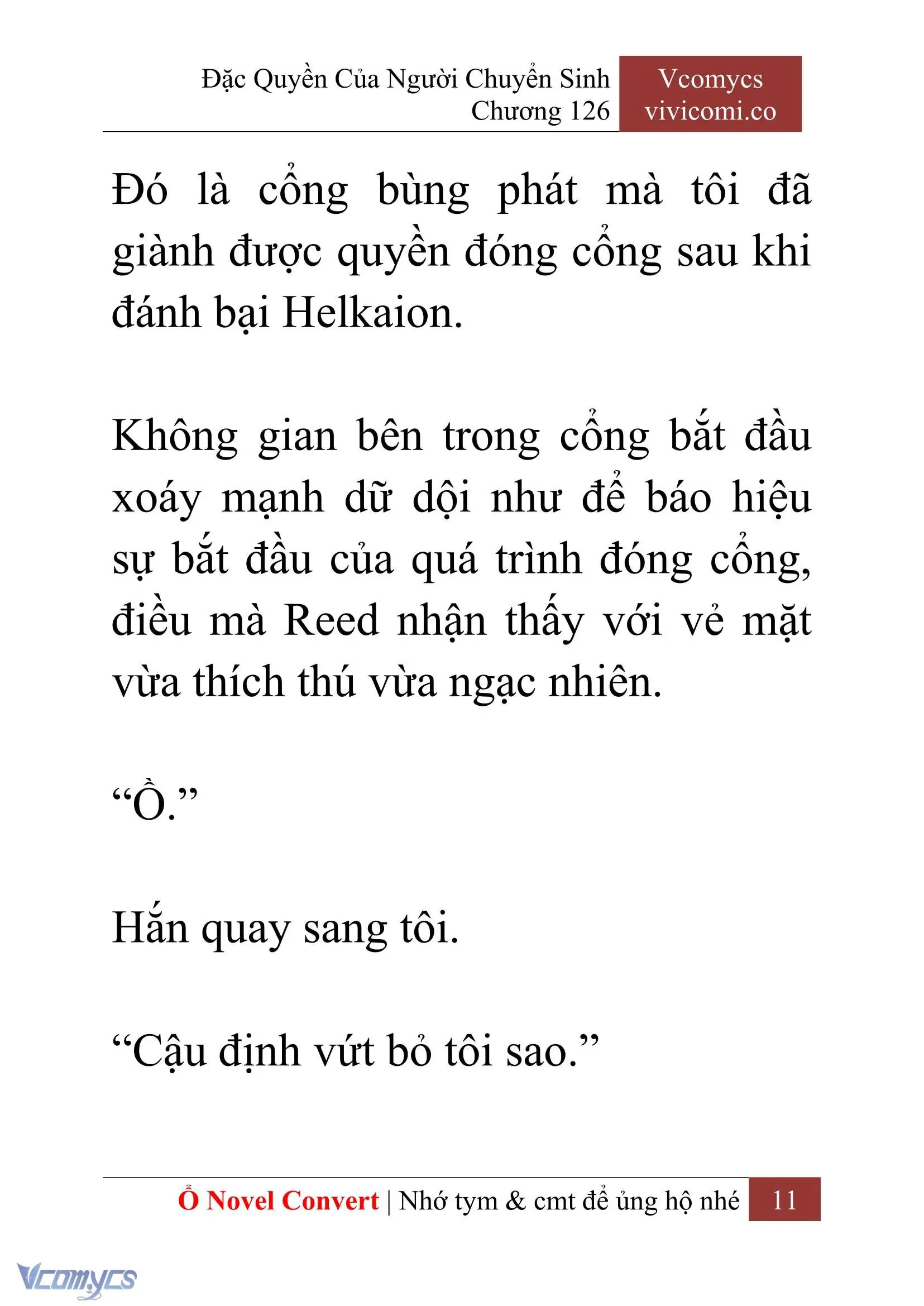 [Novel] Đặc Quyền Của Người Chuyển Sinh Chapter 126 - Trang 14