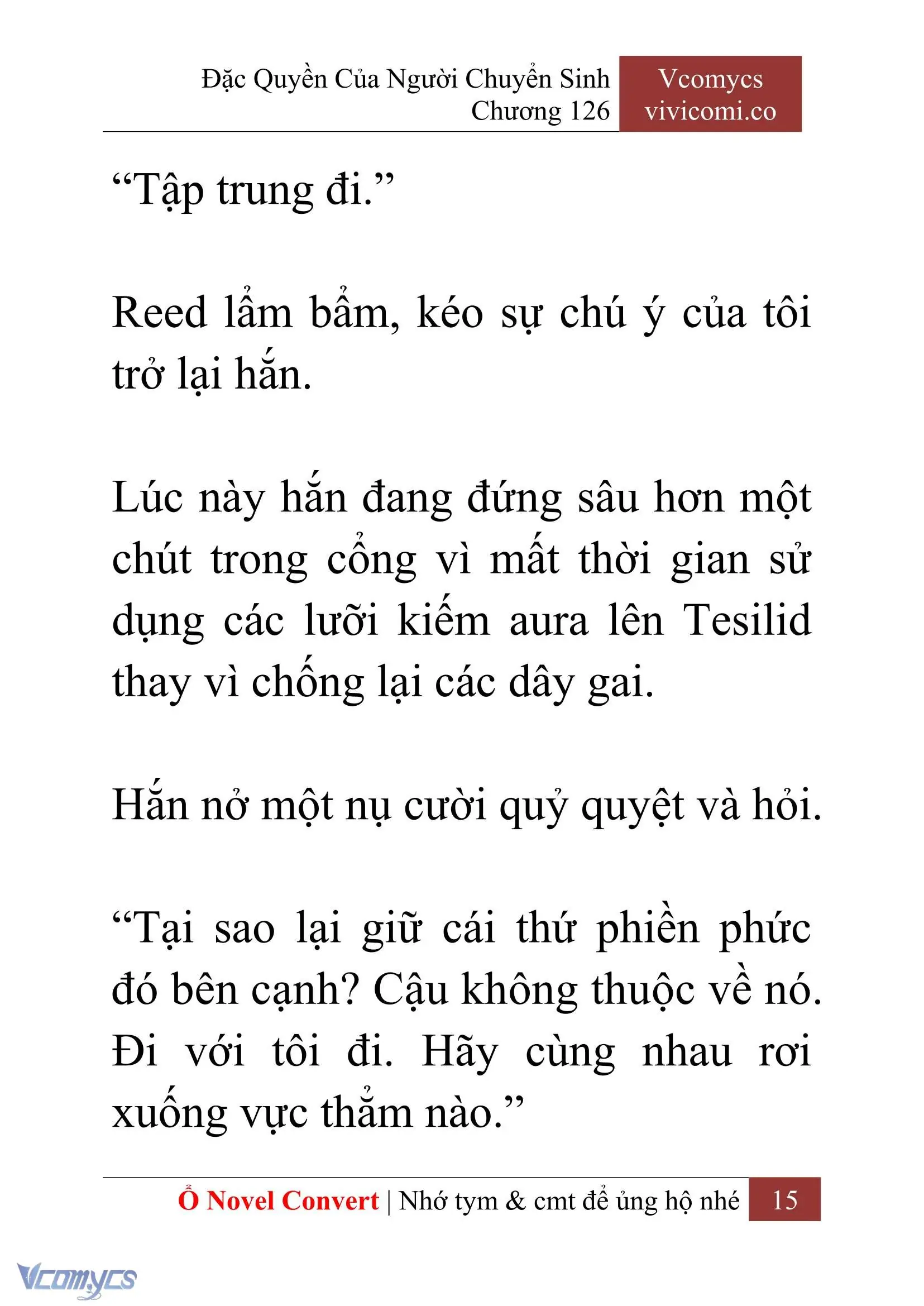 [Novel] Đặc Quyền Của Người Chuyển Sinh Chapter 126 - Trang 18