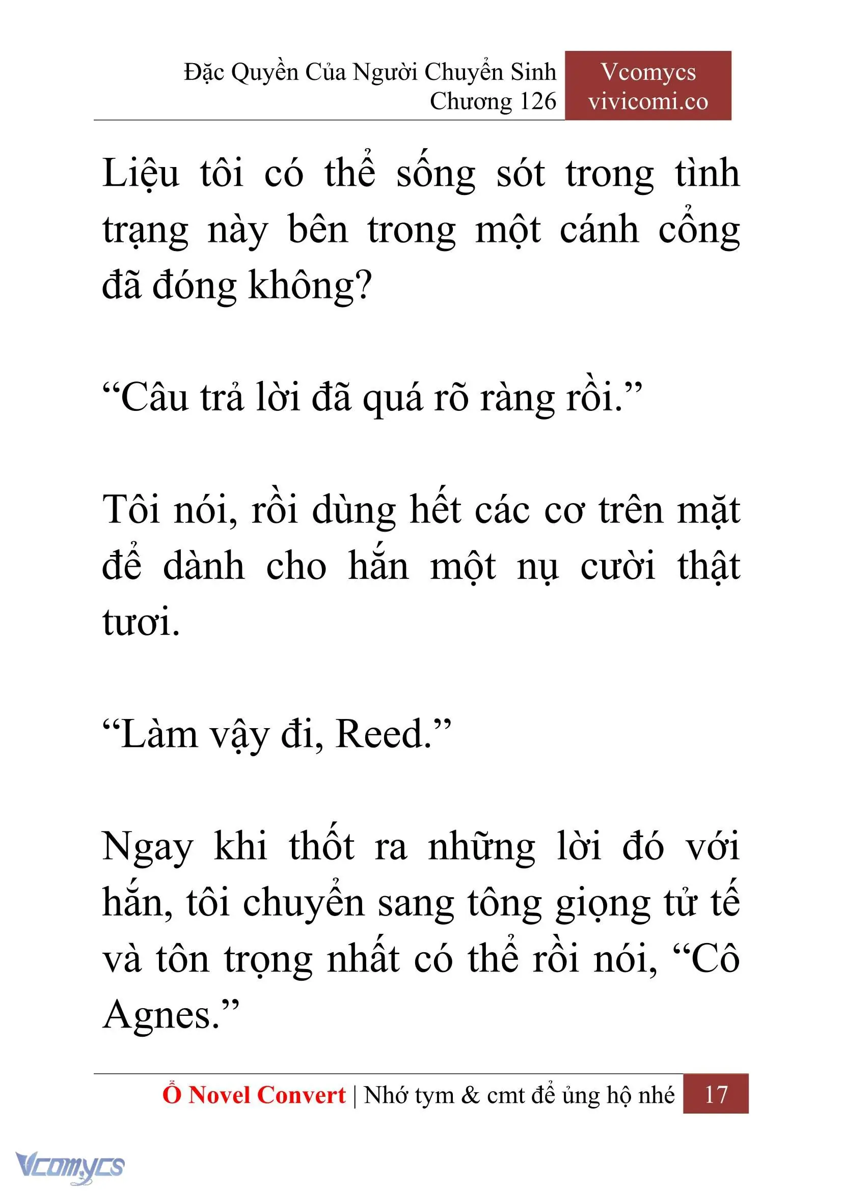[Novel] Đặc Quyền Của Người Chuyển Sinh Chapter 126 - Trang 20