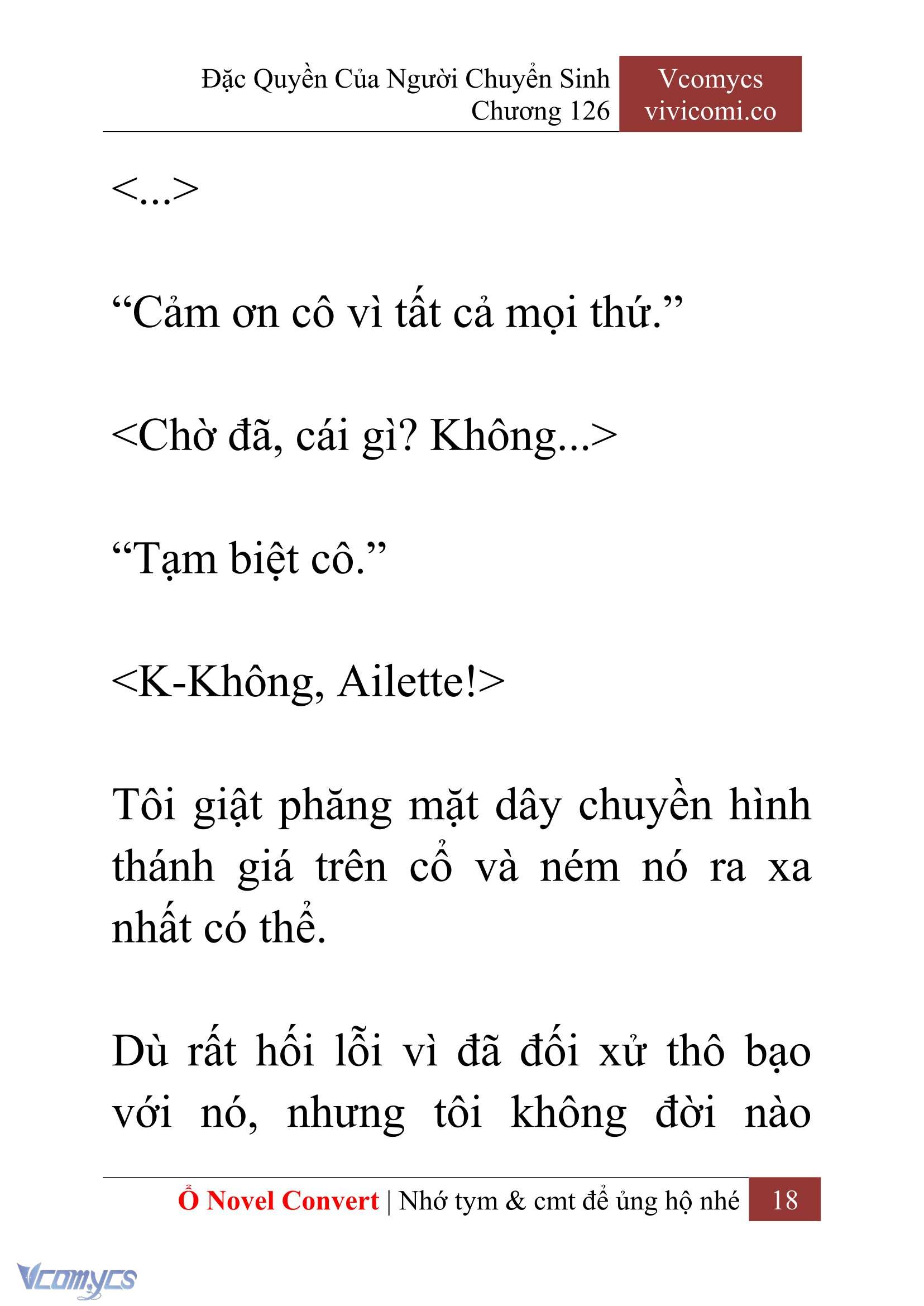 [Novel] Đặc Quyền Của Người Chuyển Sinh Chapter 126 - Trang 21