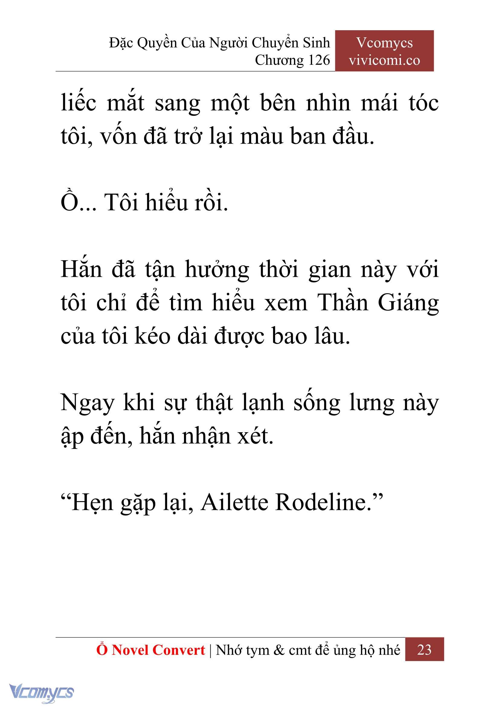 [Novel] Đặc Quyền Của Người Chuyển Sinh Chapter 126 - Trang 26