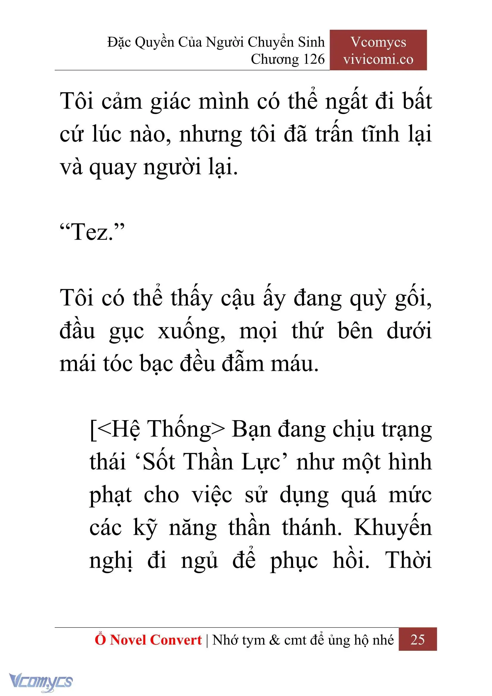 [Novel] Đặc Quyền Của Người Chuyển Sinh Chapter 126 - Trang 28