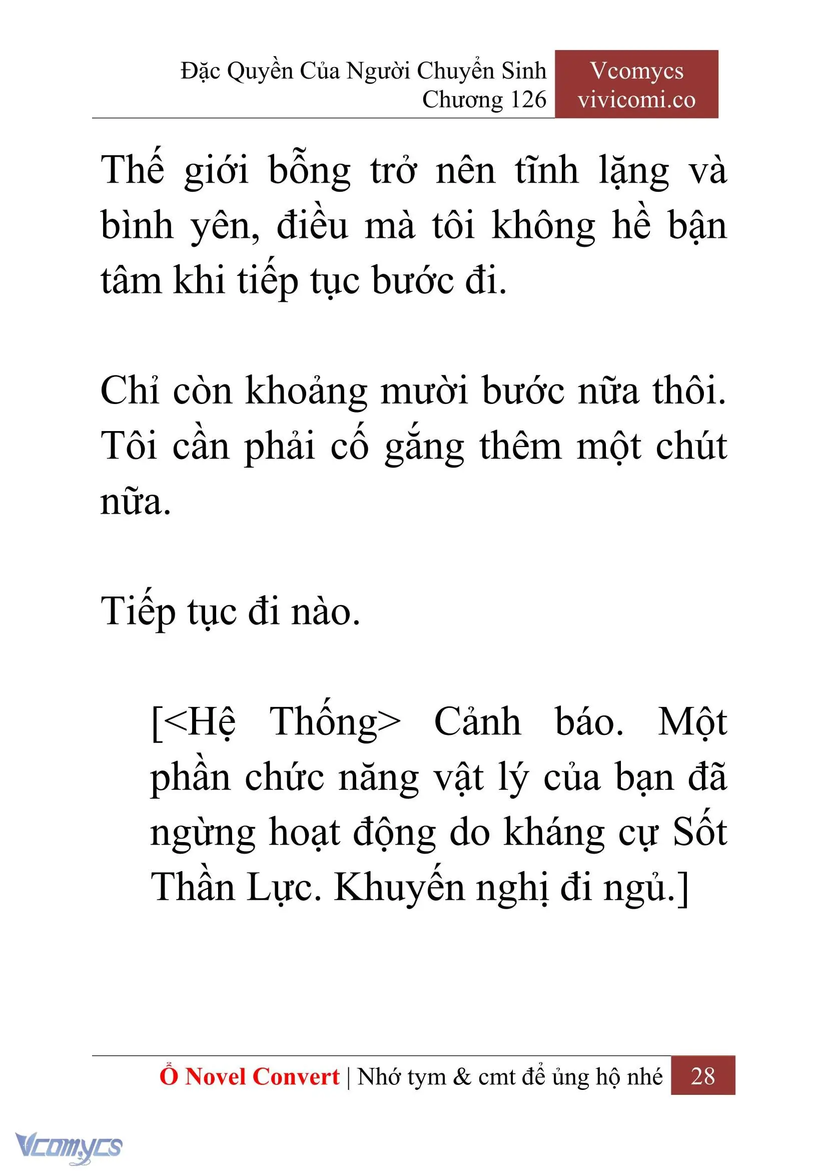 [Novel] Đặc Quyền Của Người Chuyển Sinh Chapter 126 - Trang 31