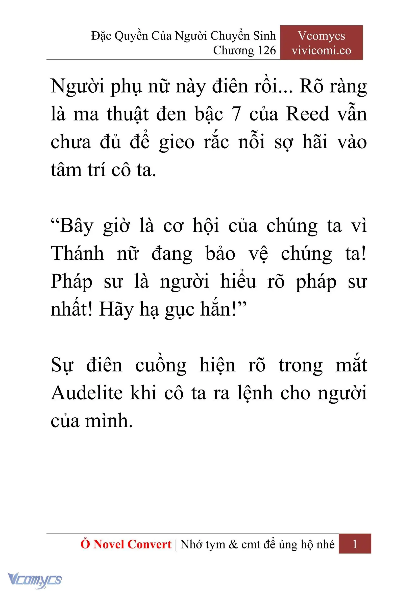 [Novel] Đặc Quyền Của Người Chuyển Sinh Chapter 126 - Trang 4