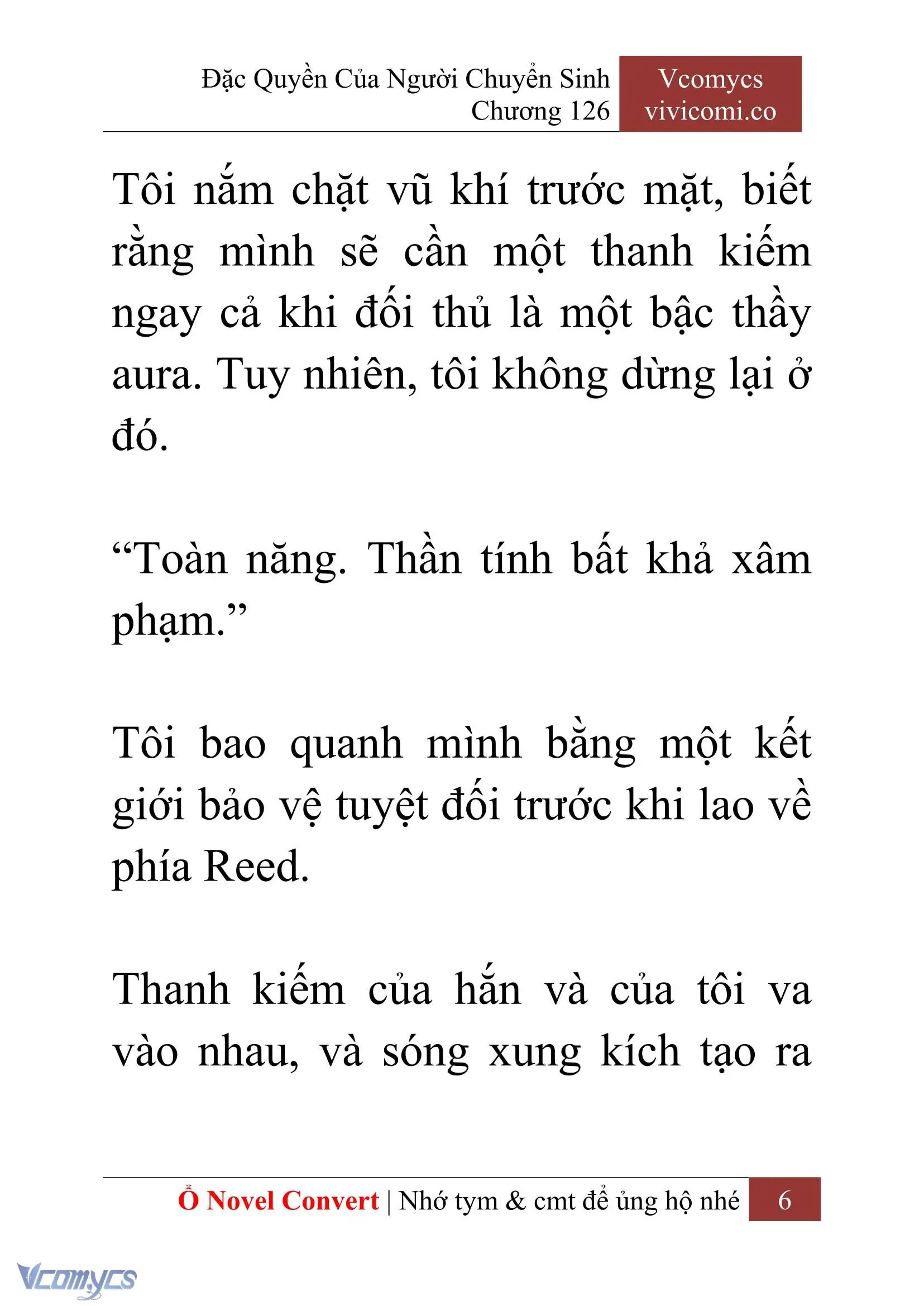 [Novel] Đặc Quyền Của Người Chuyển Sinh Chapter 126 - Trang 9