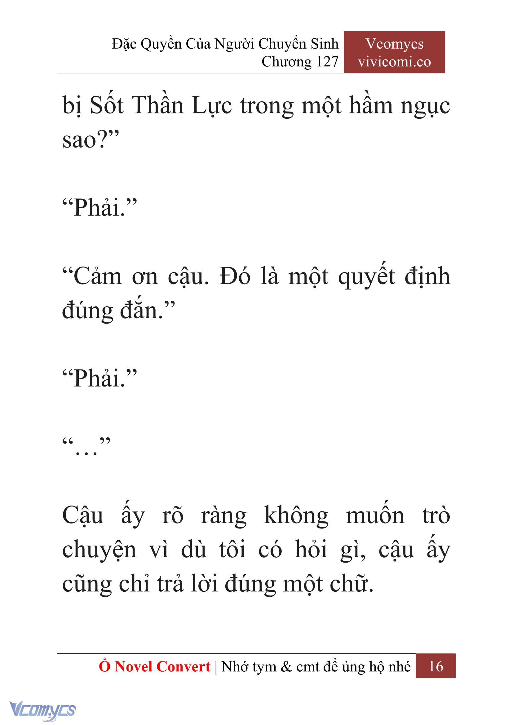 [Novel] Đặc Quyền Của Người Chuyển Sinh Chapter 127 - Trang 19