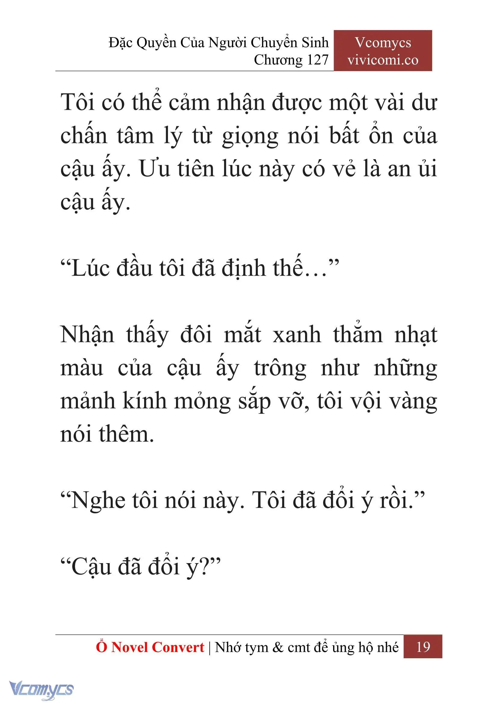 [Novel] Đặc Quyền Của Người Chuyển Sinh Chapter 127 - Trang 22