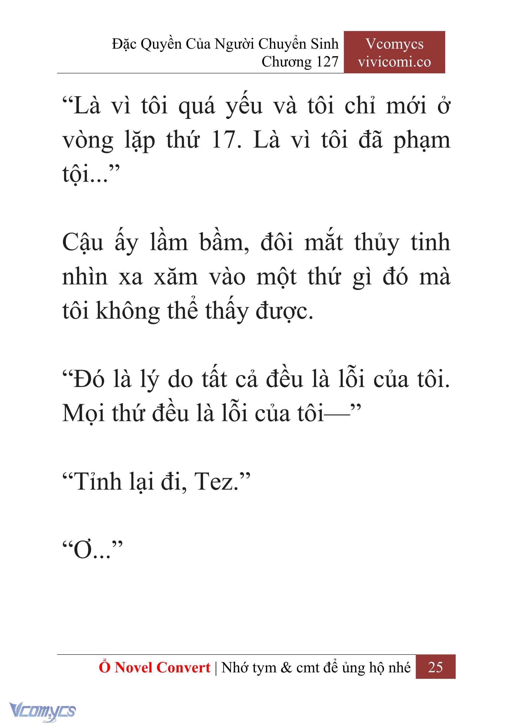 [Novel] Đặc Quyền Của Người Chuyển Sinh Chapter 127 - Trang 28