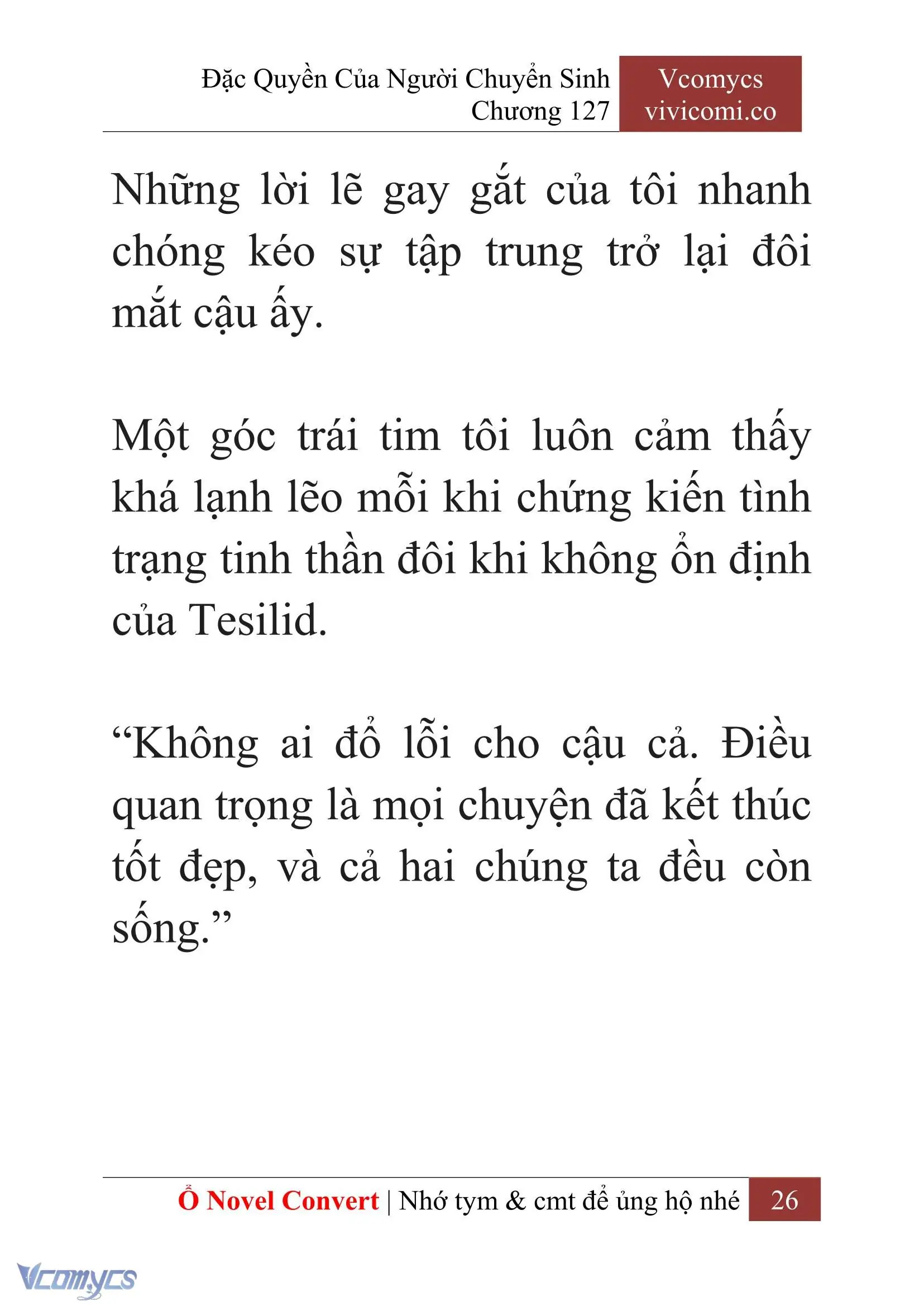 [Novel] Đặc Quyền Của Người Chuyển Sinh Chapter 127 - Trang 29