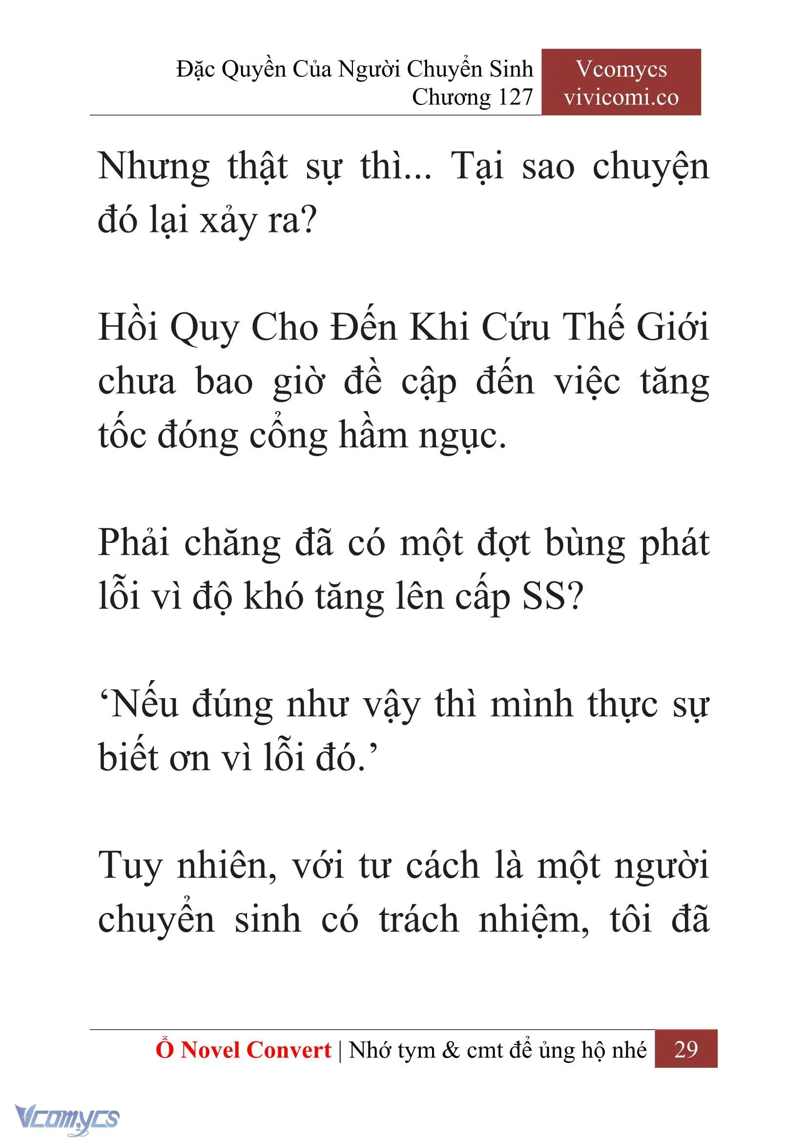 [Novel] Đặc Quyền Của Người Chuyển Sinh Chapter 127 - Trang 32