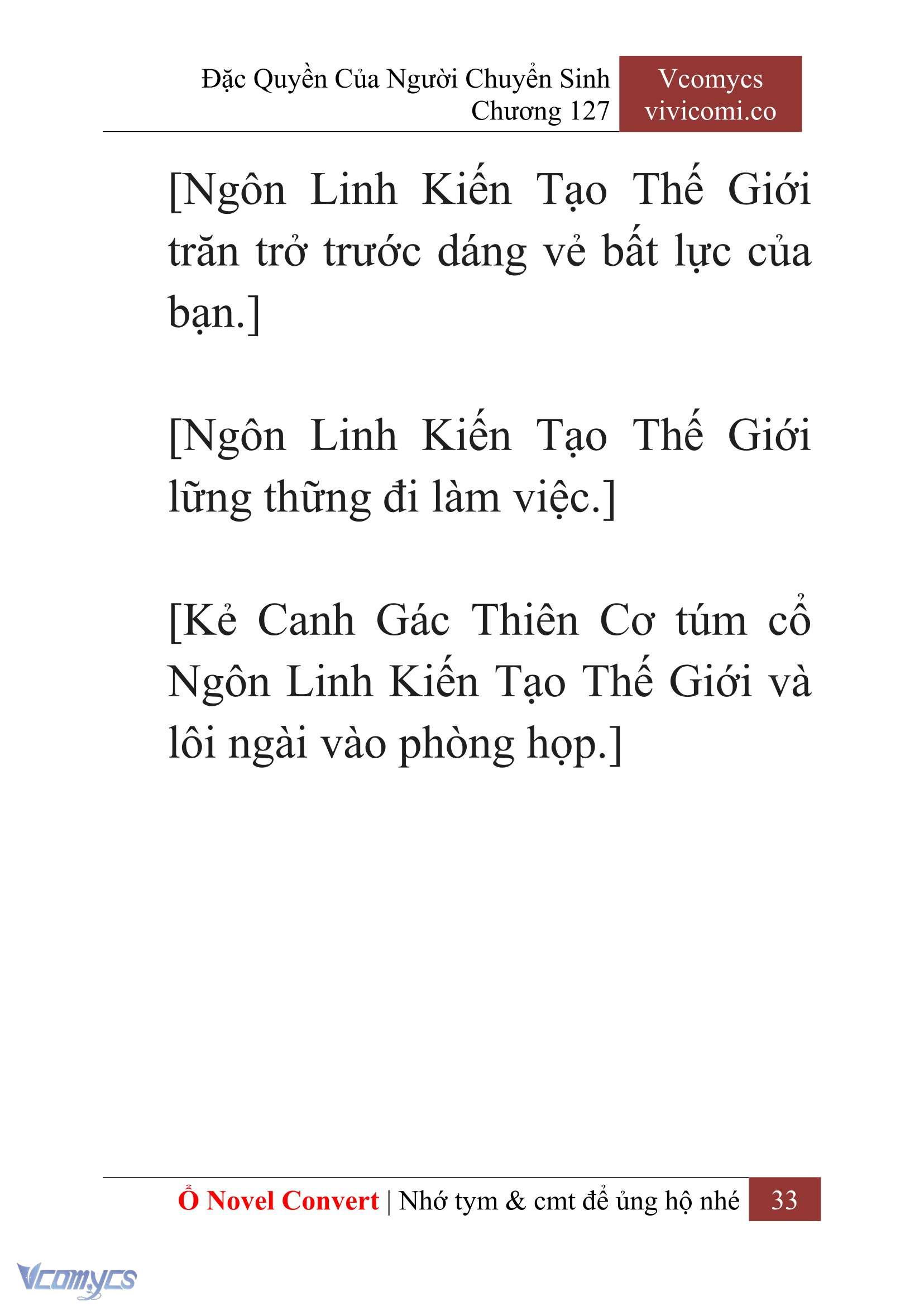 [Novel] Đặc Quyền Của Người Chuyển Sinh Chapter 127 - Trang 36