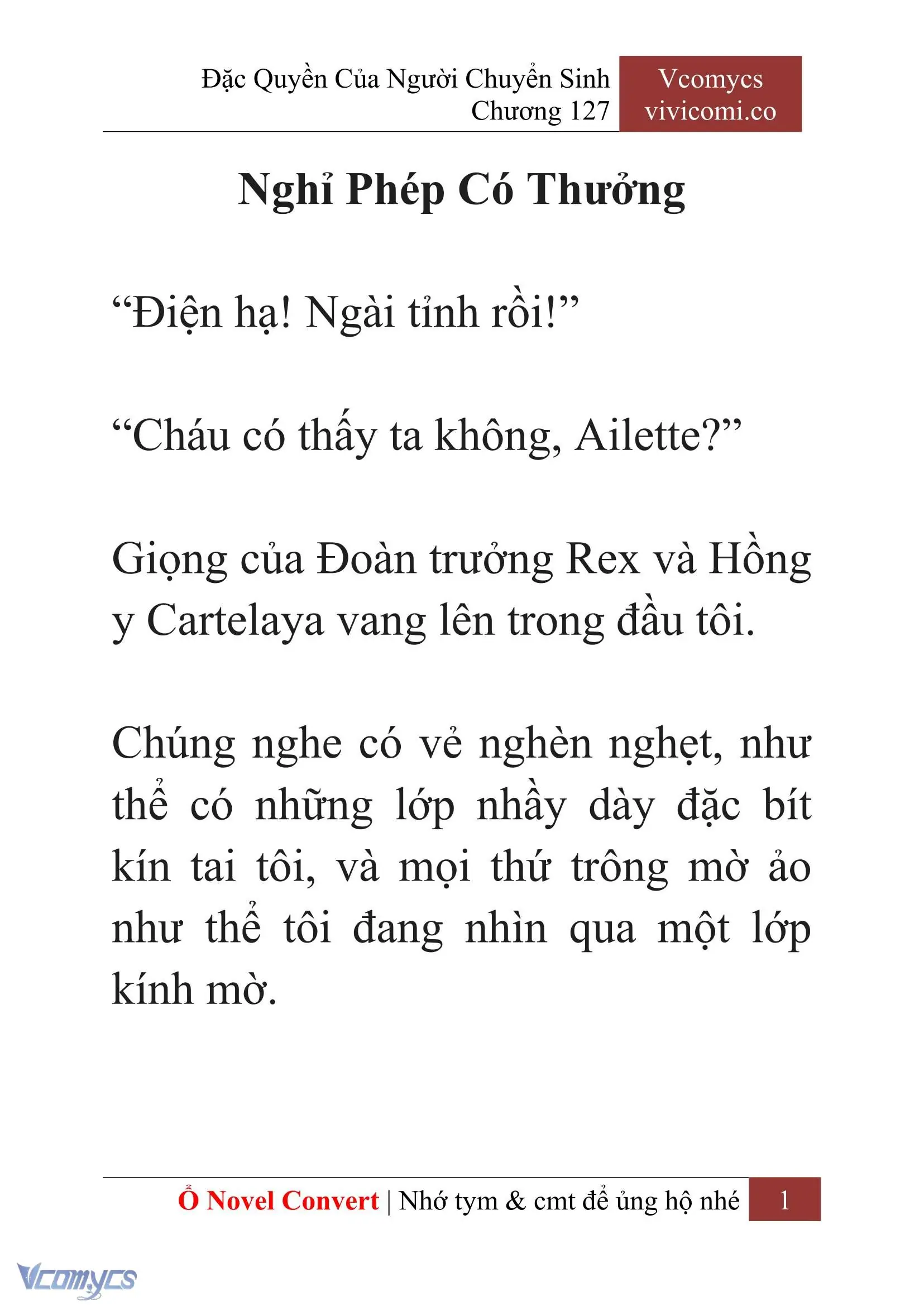 [Novel] Đặc Quyền Của Người Chuyển Sinh Chapter 127 - Trang 4