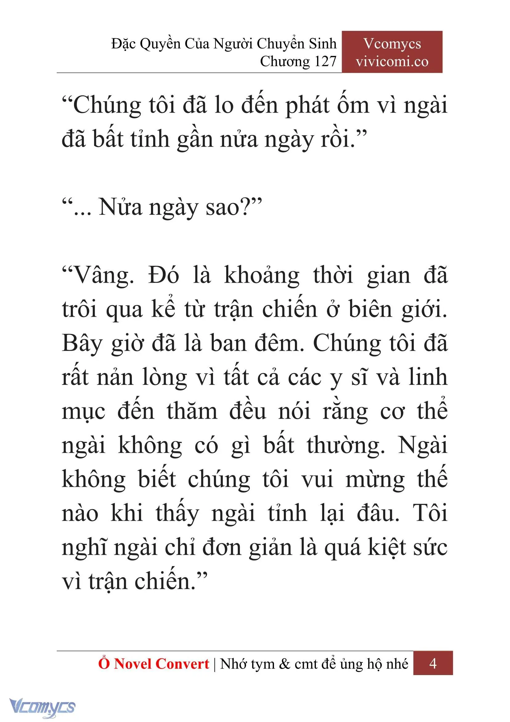 [Novel] Đặc Quyền Của Người Chuyển Sinh Chapter 127 - Trang 7
