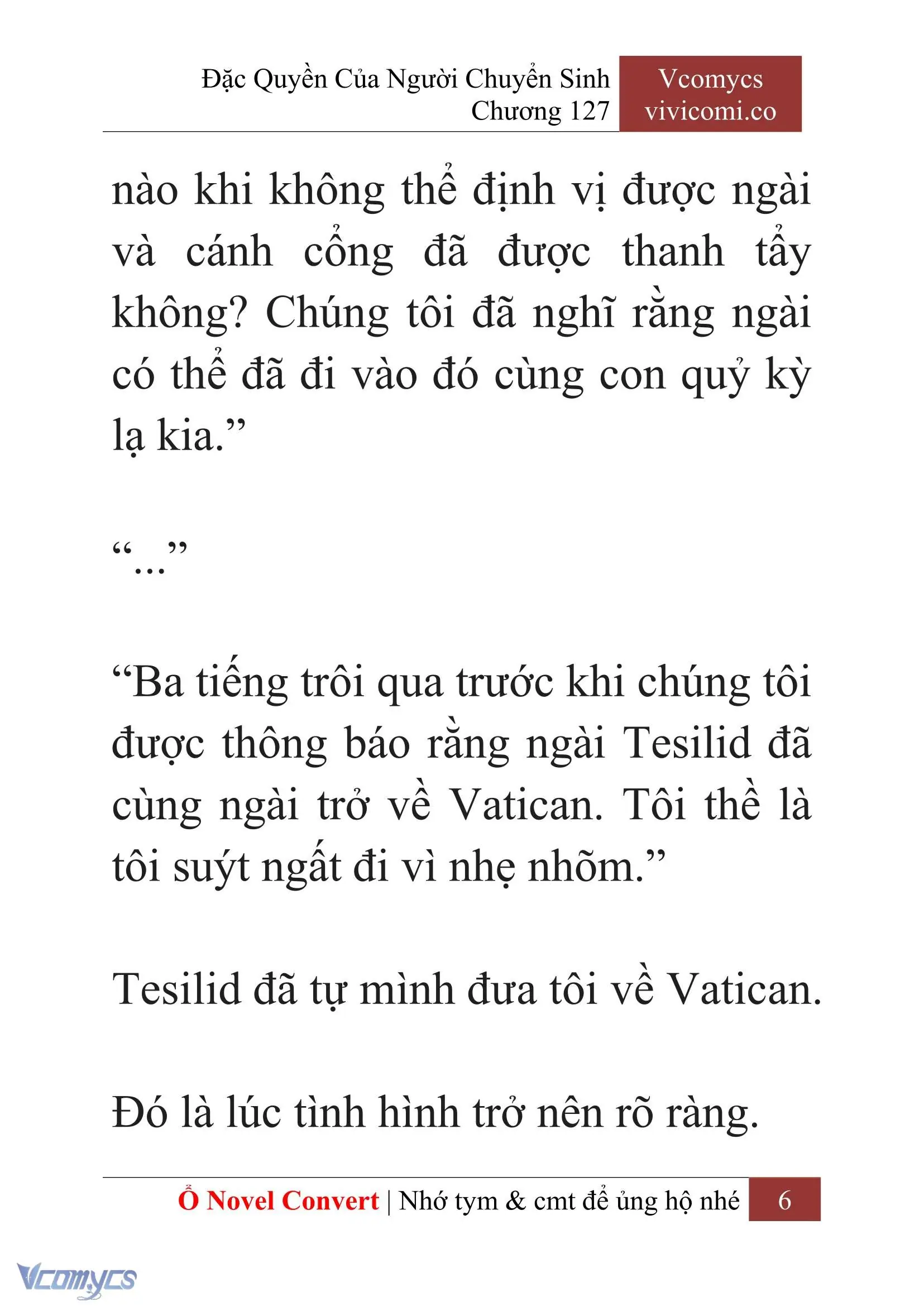 [Novel] Đặc Quyền Của Người Chuyển Sinh Chapter 127 - Trang 9