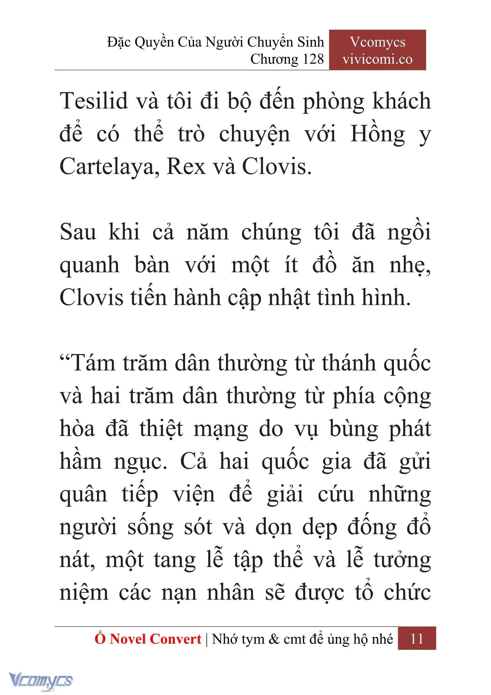 [Novel] Đặc Quyền Của Người Chuyển Sinh Chapter 128 - Trang 14