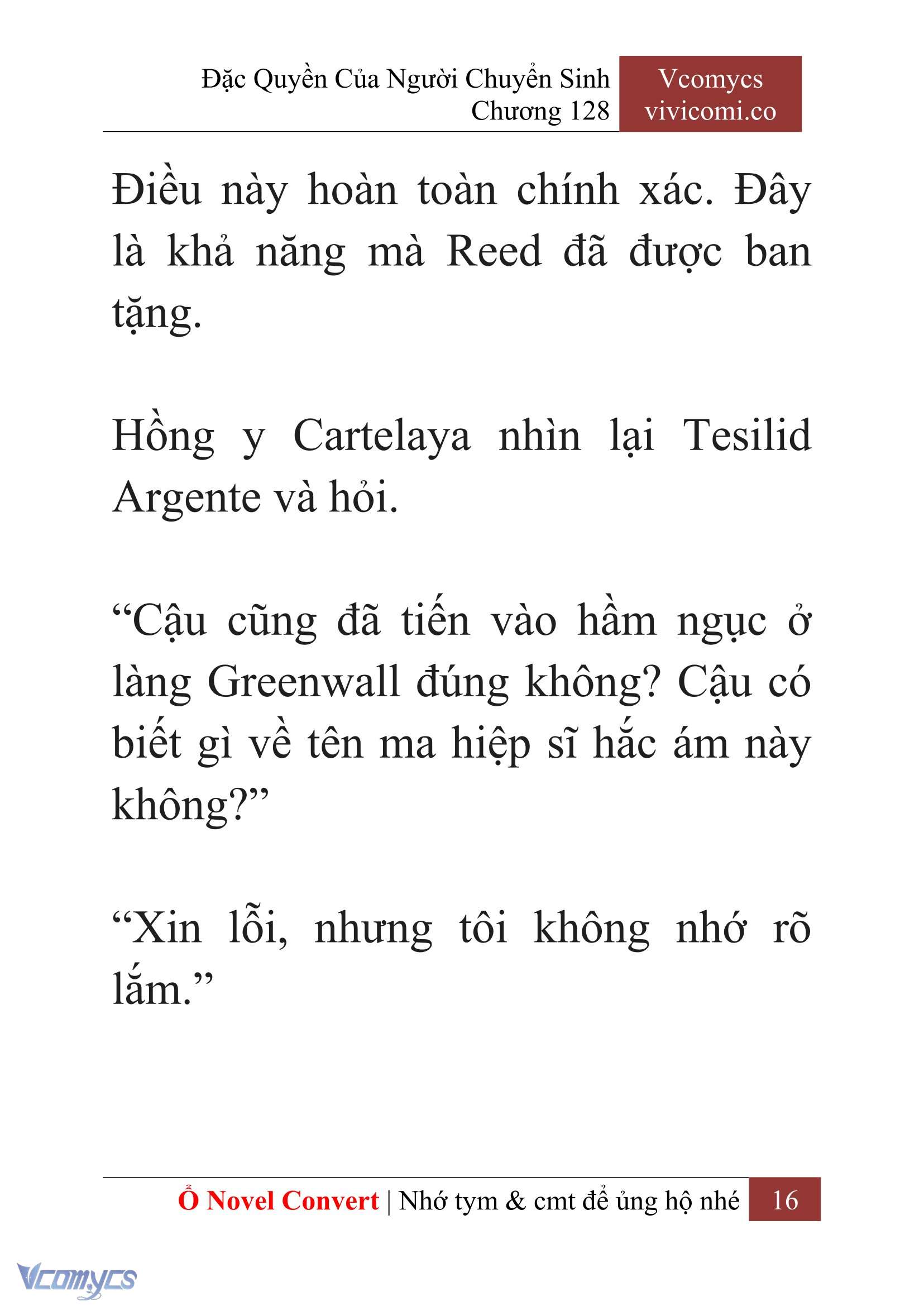 [Novel] Đặc Quyền Của Người Chuyển Sinh Chapter 128 - Trang 19