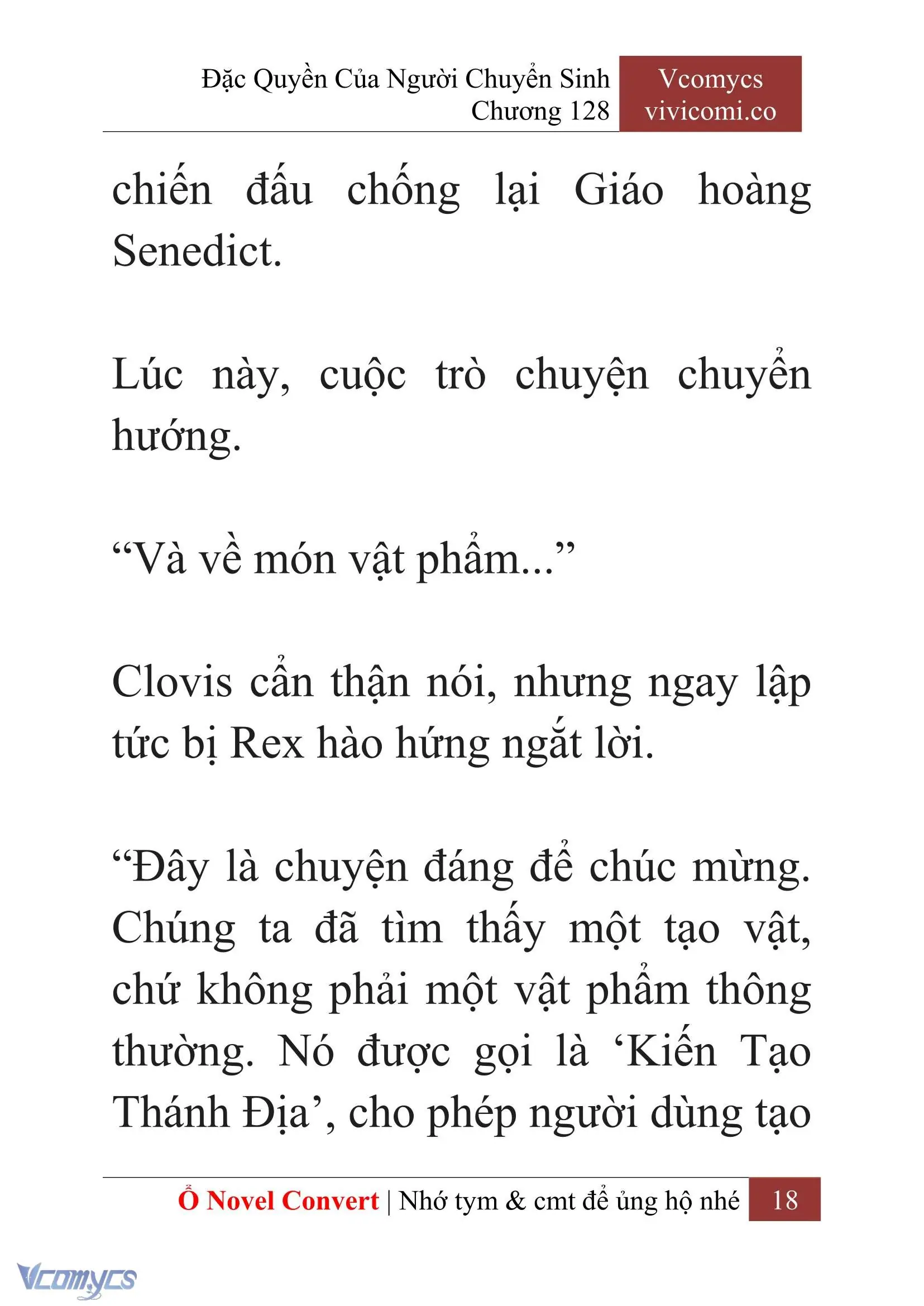 [Novel] Đặc Quyền Của Người Chuyển Sinh Chapter 128 - Trang 21