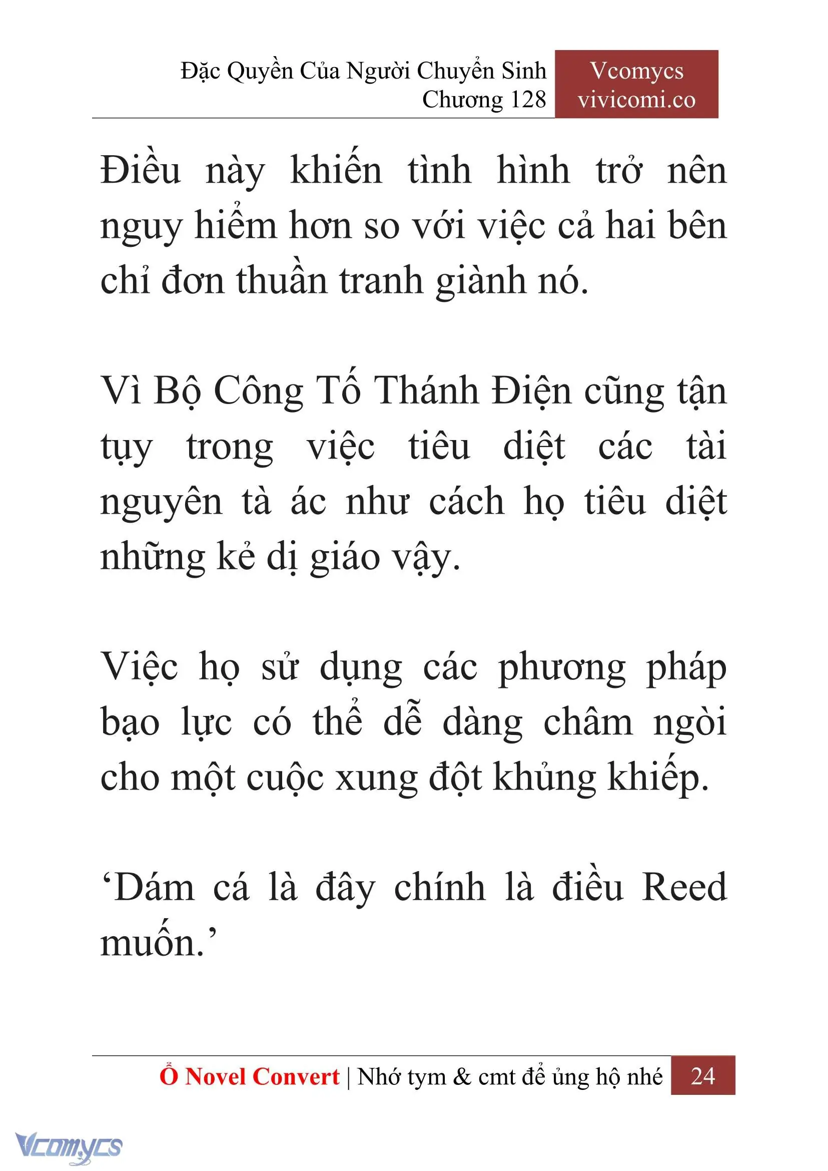 [Novel] Đặc Quyền Của Người Chuyển Sinh Chapter 128 - Trang 27