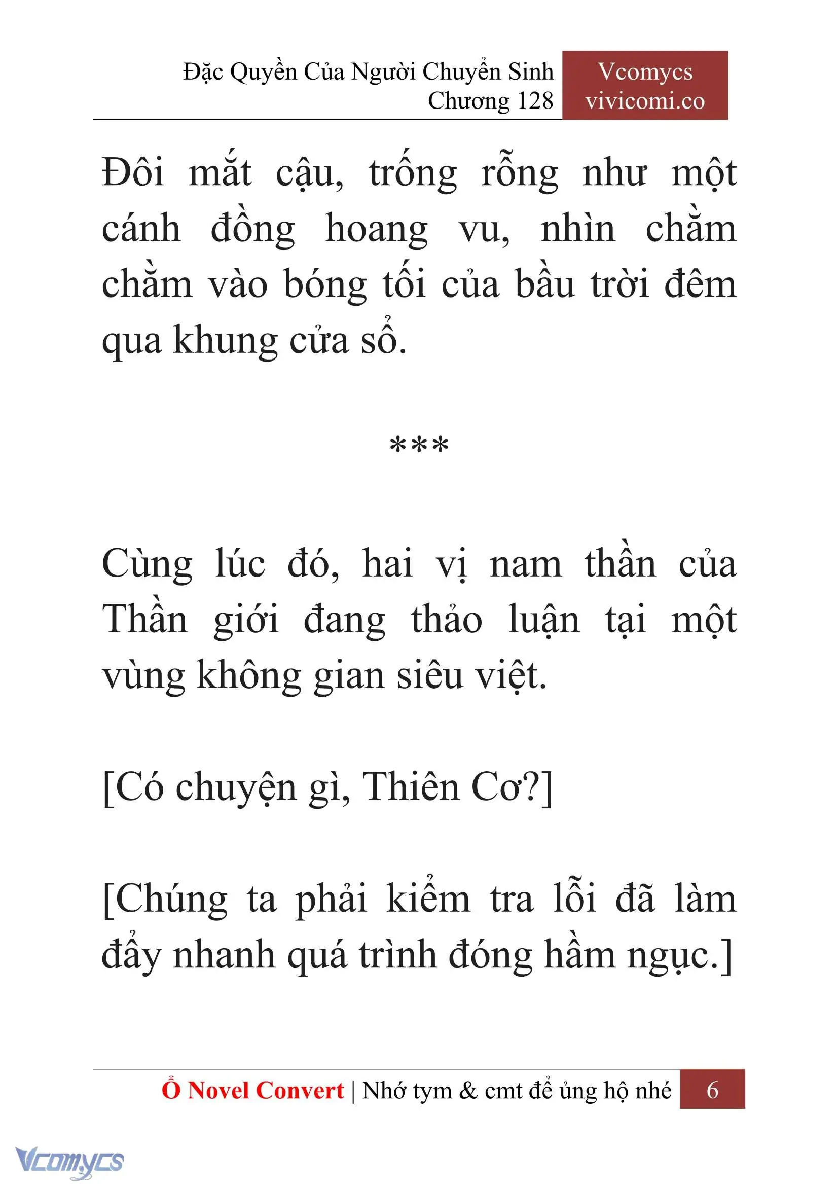 [Novel] Đặc Quyền Của Người Chuyển Sinh Chapter 128 - Trang 9