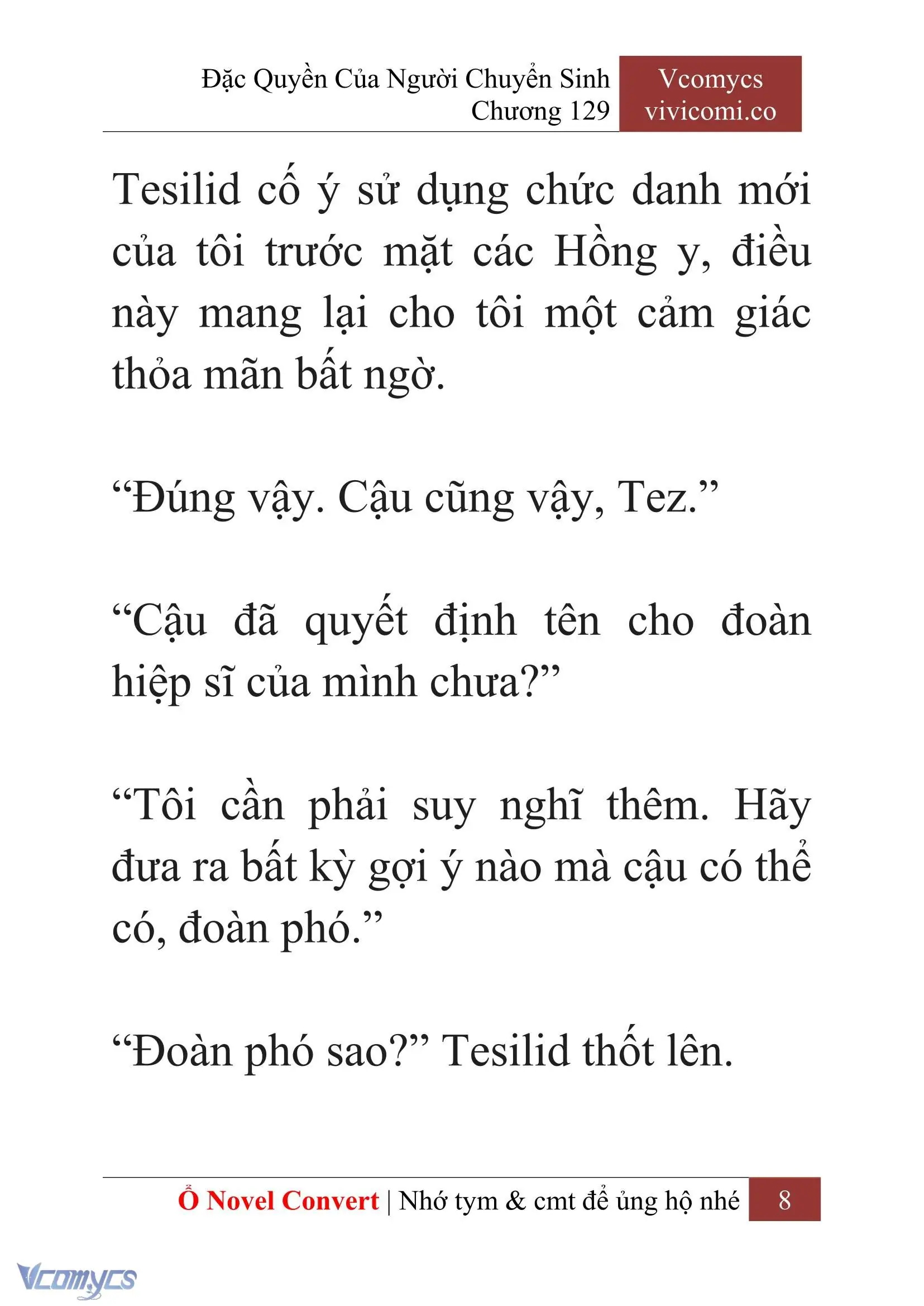 [Novel] Đặc Quyền Của Người Chuyển Sinh Chapter 129 - Trang 11