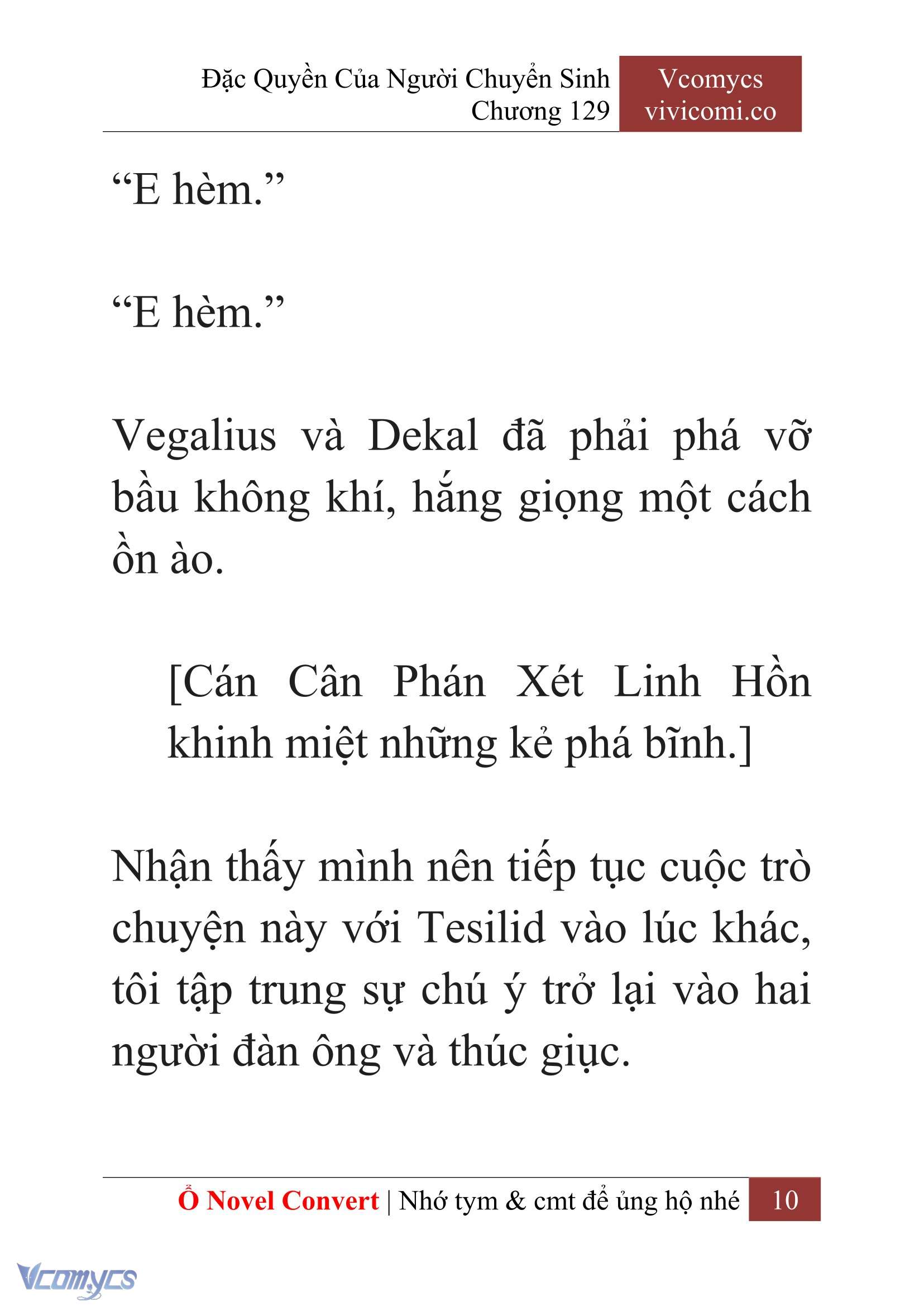 [Novel] Đặc Quyền Của Người Chuyển Sinh Chapter 129 - Trang 13