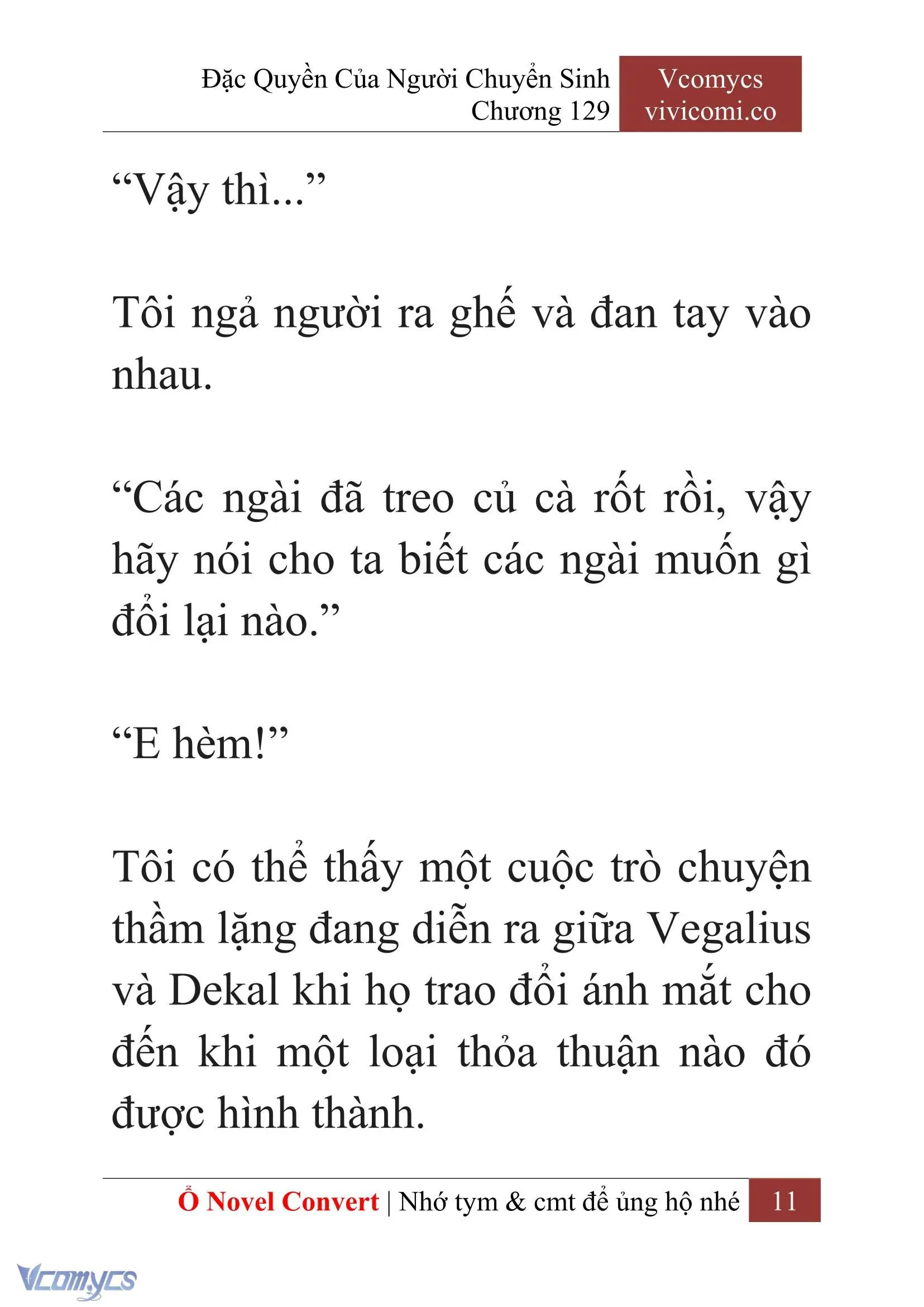 [Novel] Đặc Quyền Của Người Chuyển Sinh Chapter 129 - Trang 14