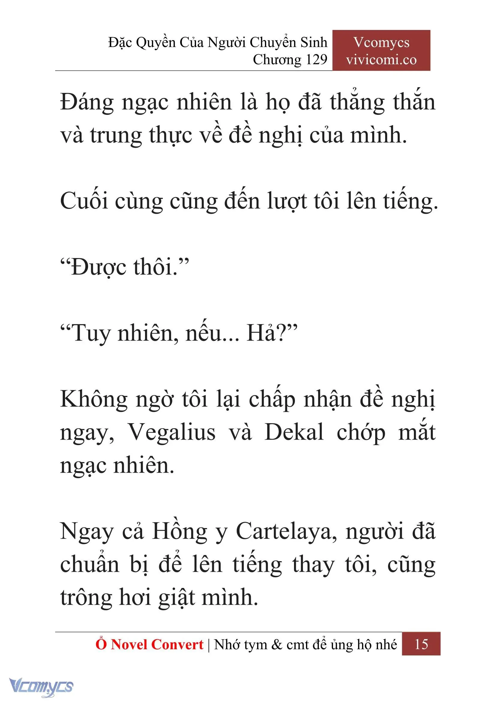 [Novel] Đặc Quyền Của Người Chuyển Sinh Chapter 129 - Trang 18