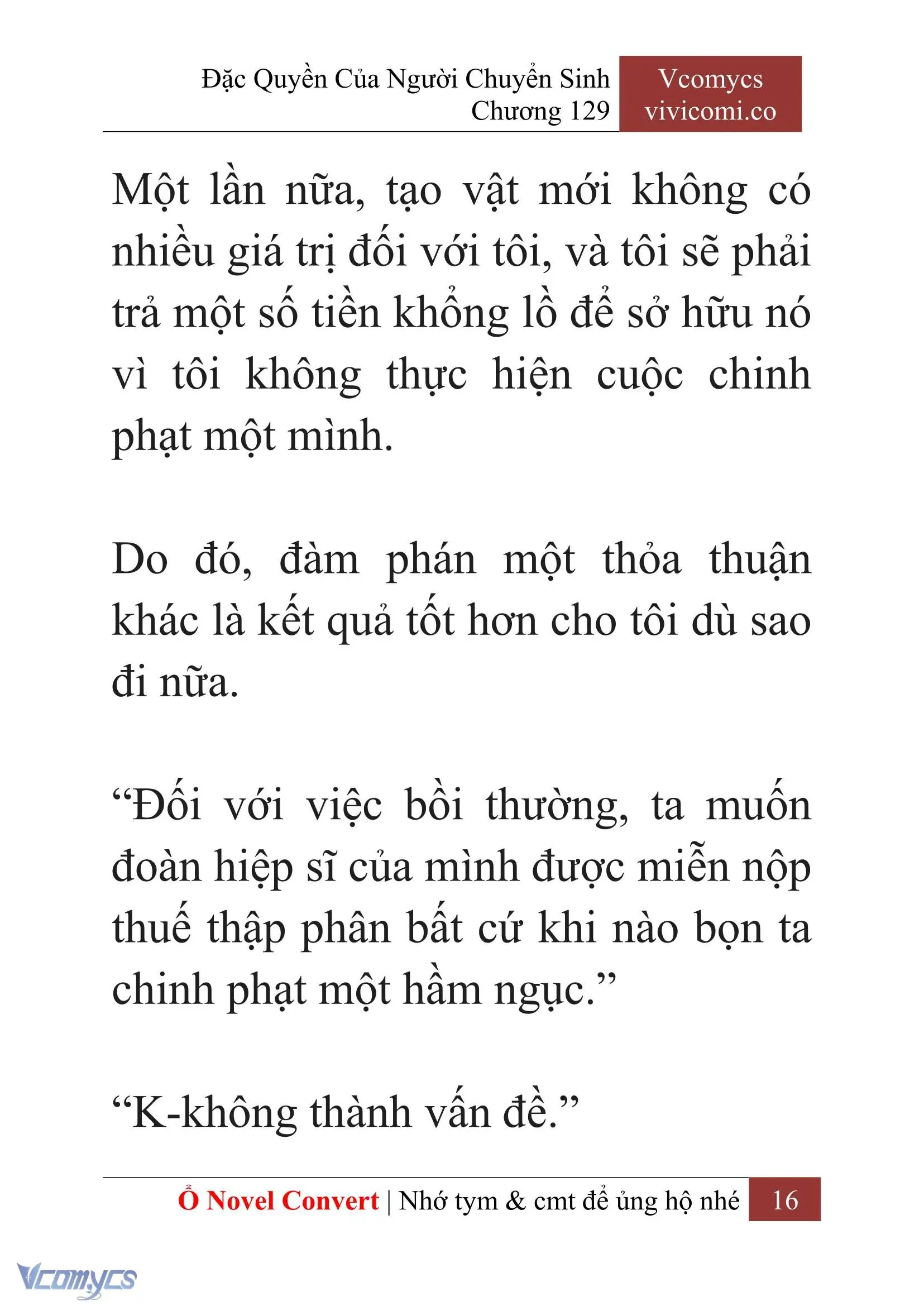 [Novel] Đặc Quyền Của Người Chuyển Sinh Chapter 129 - Trang 19