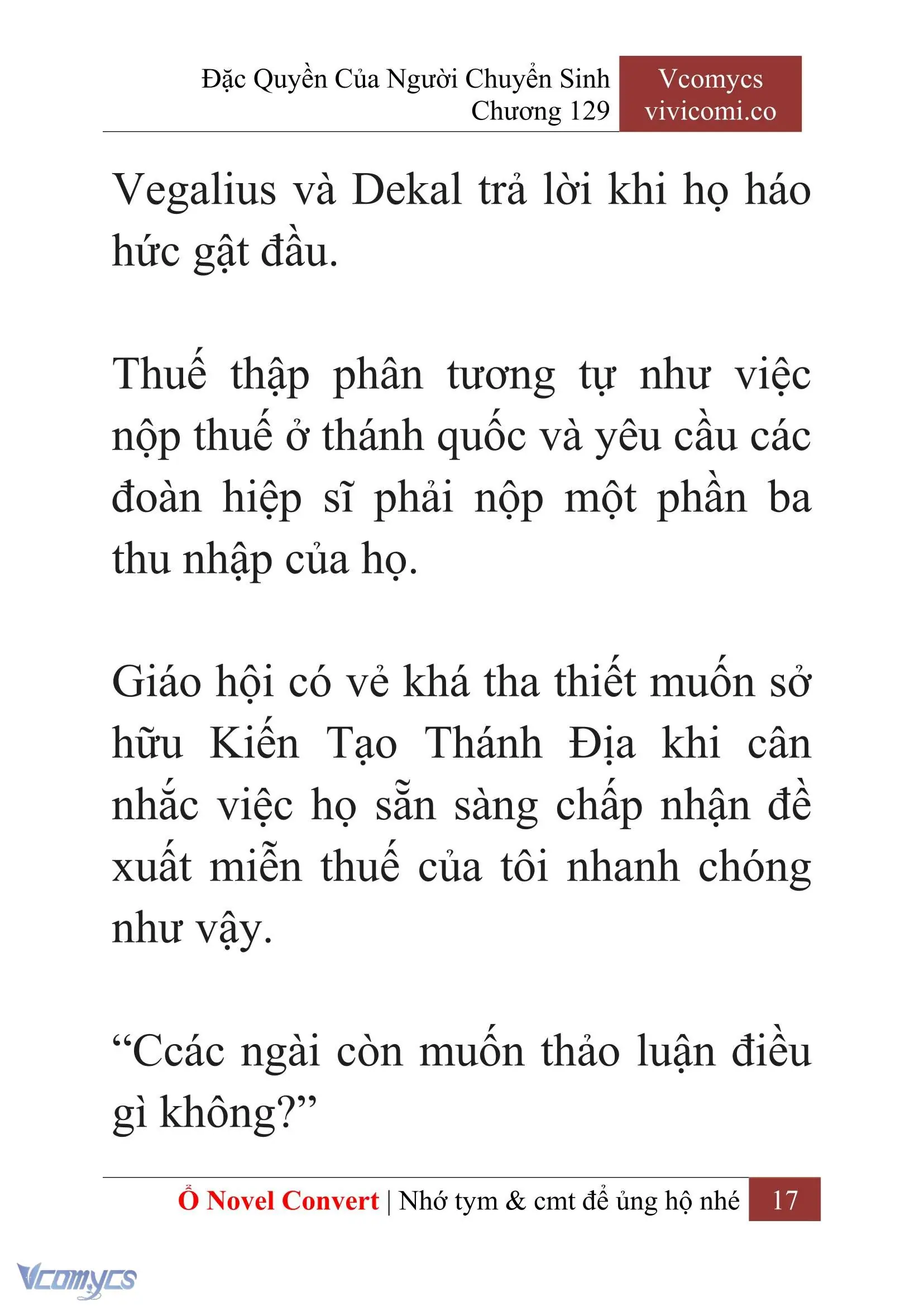 [Novel] Đặc Quyền Của Người Chuyển Sinh Chapter 129 - Trang 20