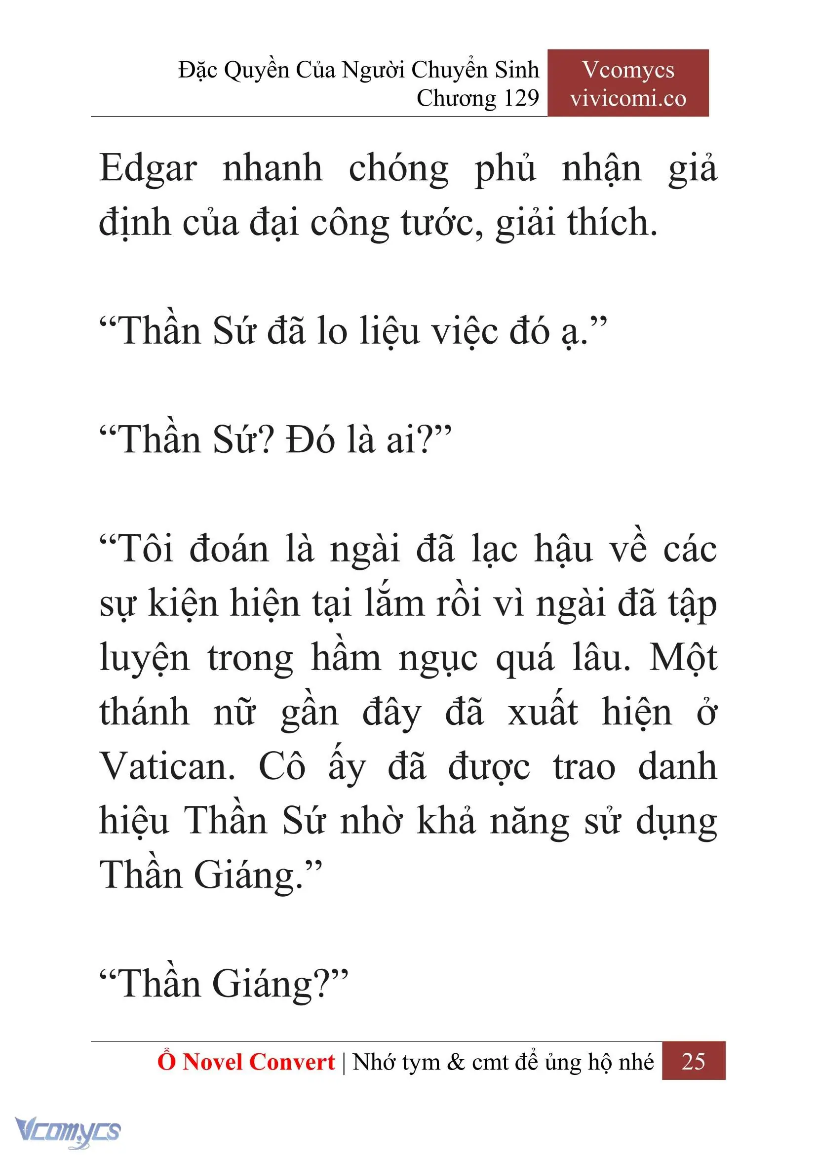 [Novel] Đặc Quyền Của Người Chuyển Sinh Chapter 129 - Trang 28