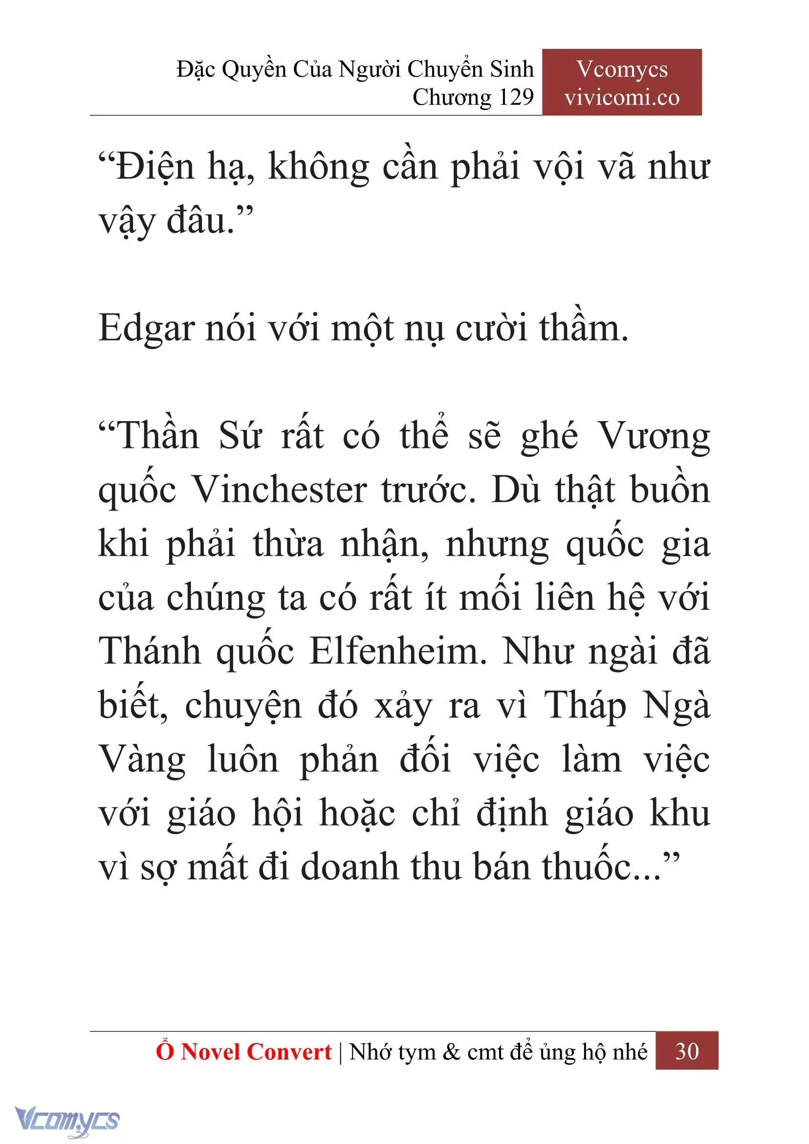 [Novel] Đặc Quyền Của Người Chuyển Sinh Chapter 129 - Trang 33