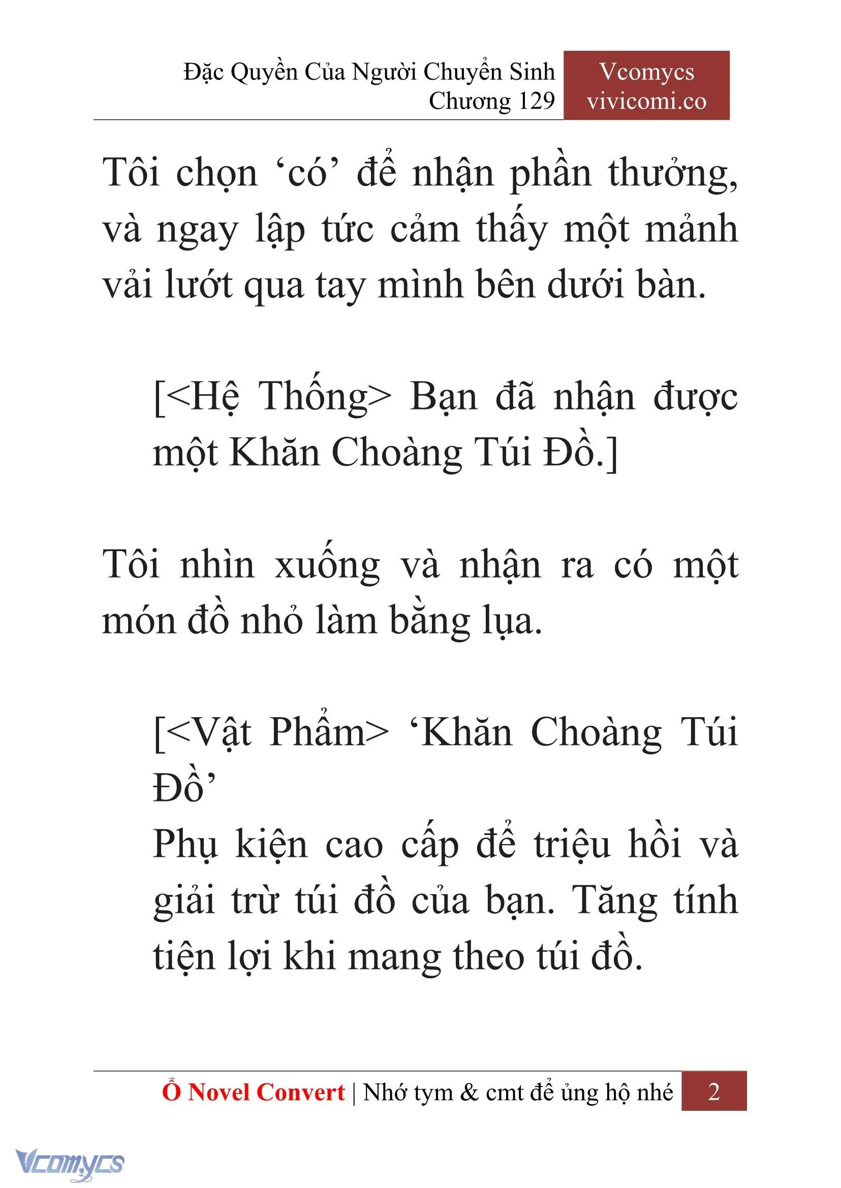 [Novel] Đặc Quyền Của Người Chuyển Sinh Chapter 129 - Trang 5