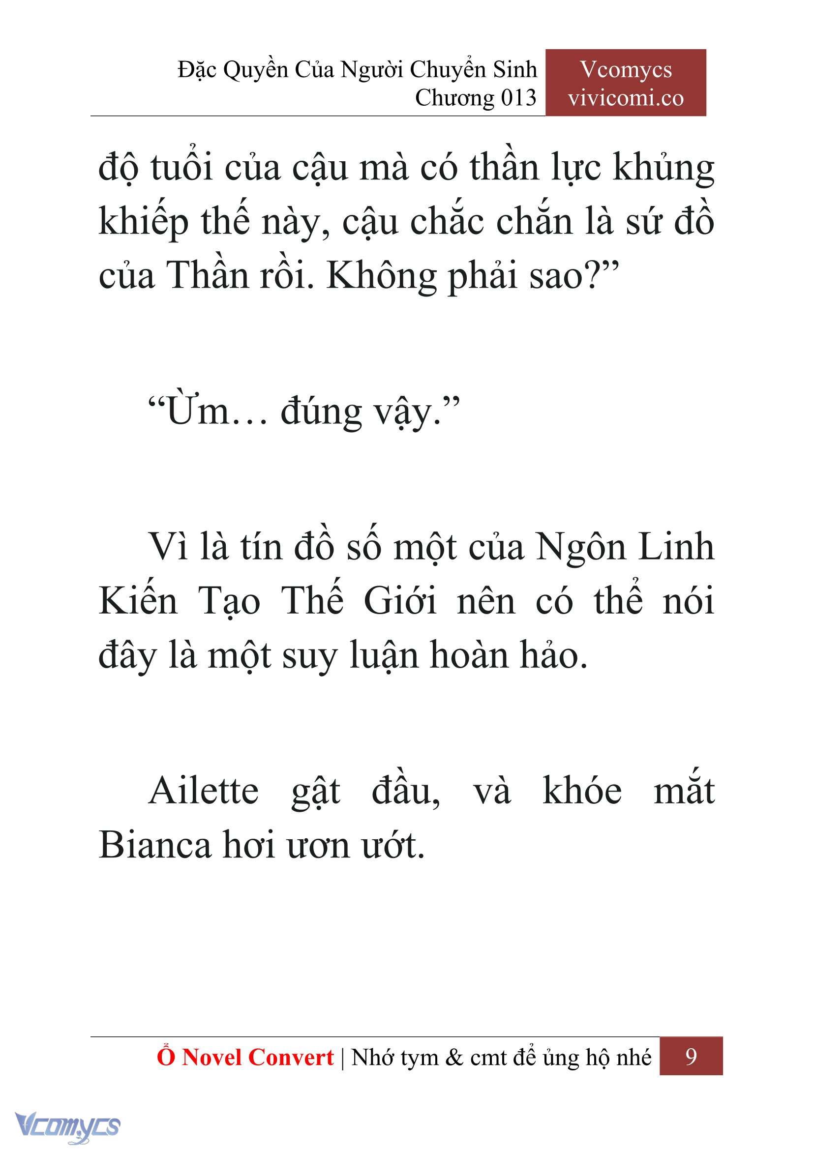 [Novel] Đặc Quyền Của Người Chuyển Sinh Chapter 13 - Trang 11