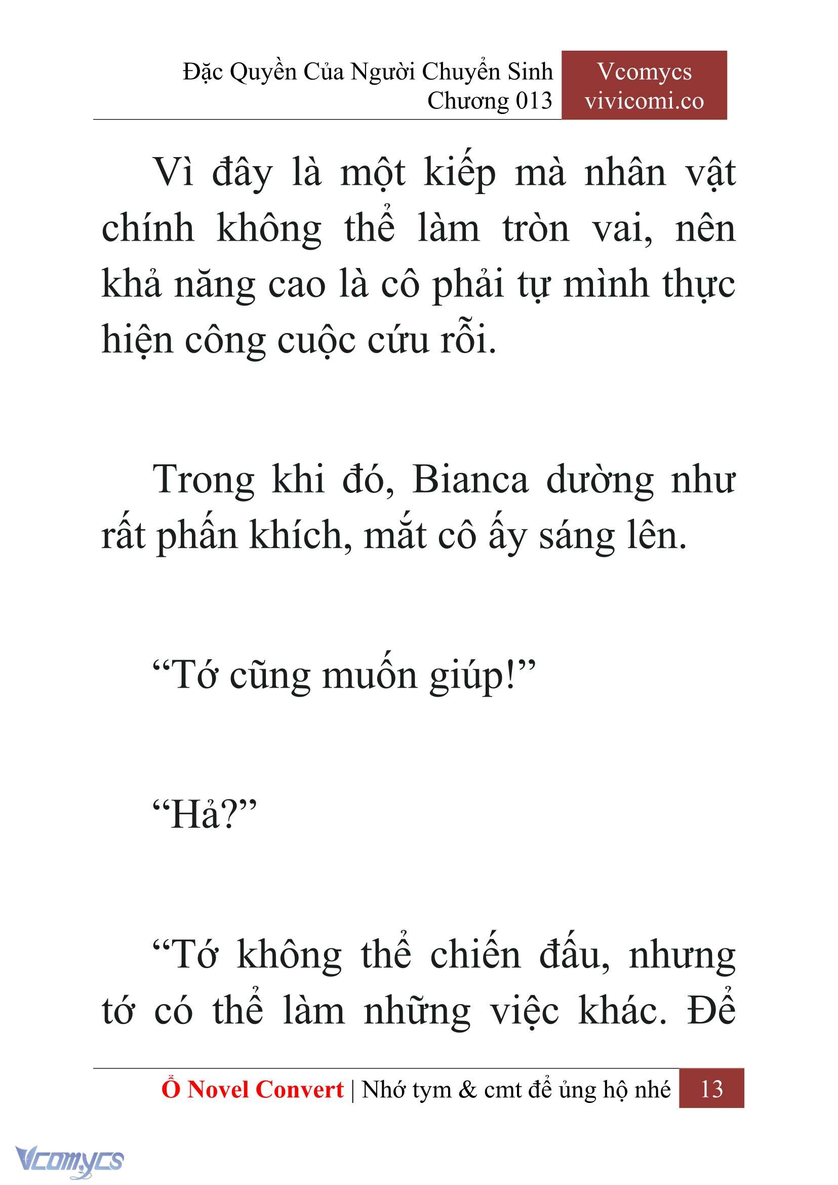 [Novel] Đặc Quyền Của Người Chuyển Sinh Chapter 13 - Trang 15