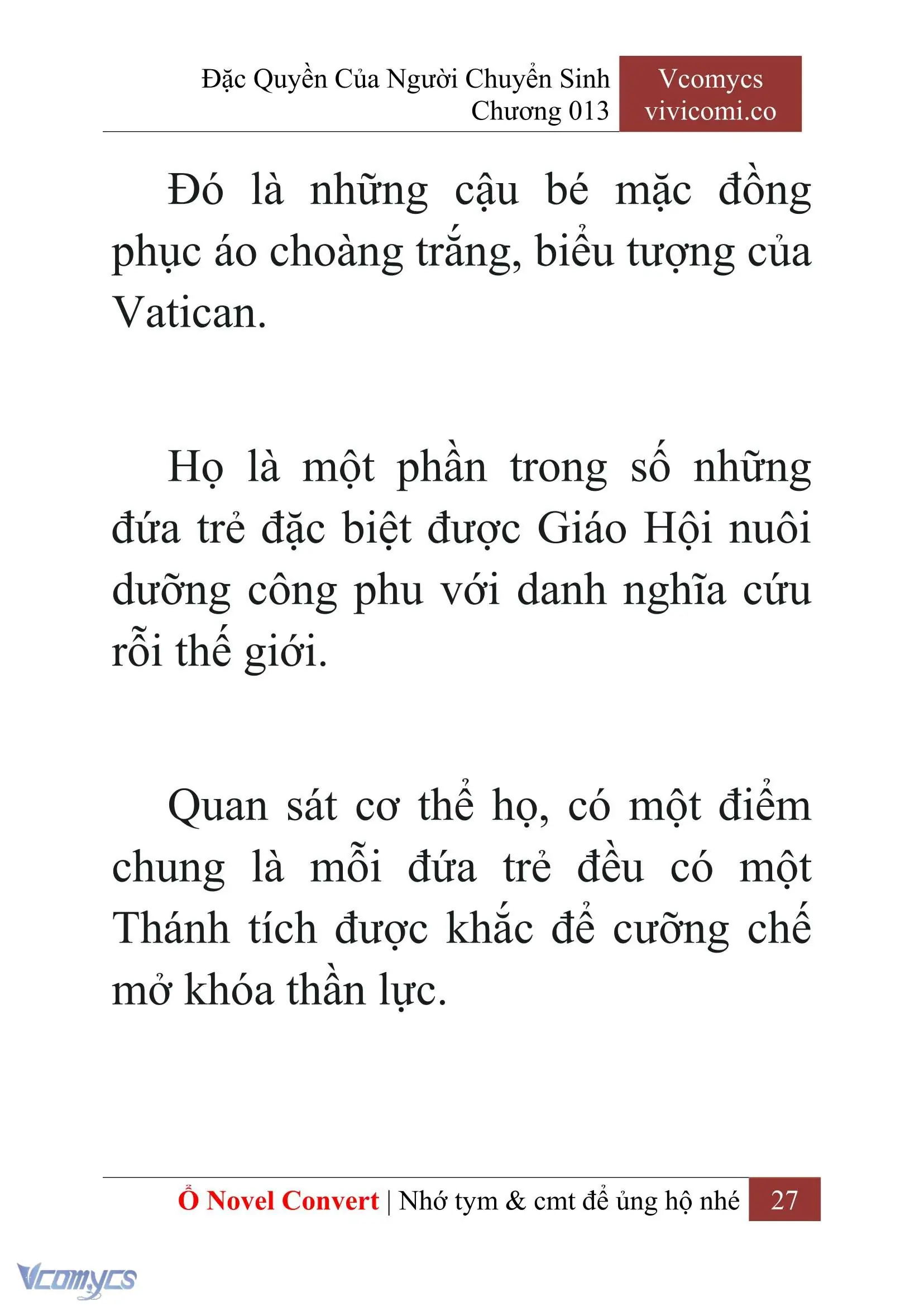 [Novel] Đặc Quyền Của Người Chuyển Sinh Chapter 13 - Trang 29