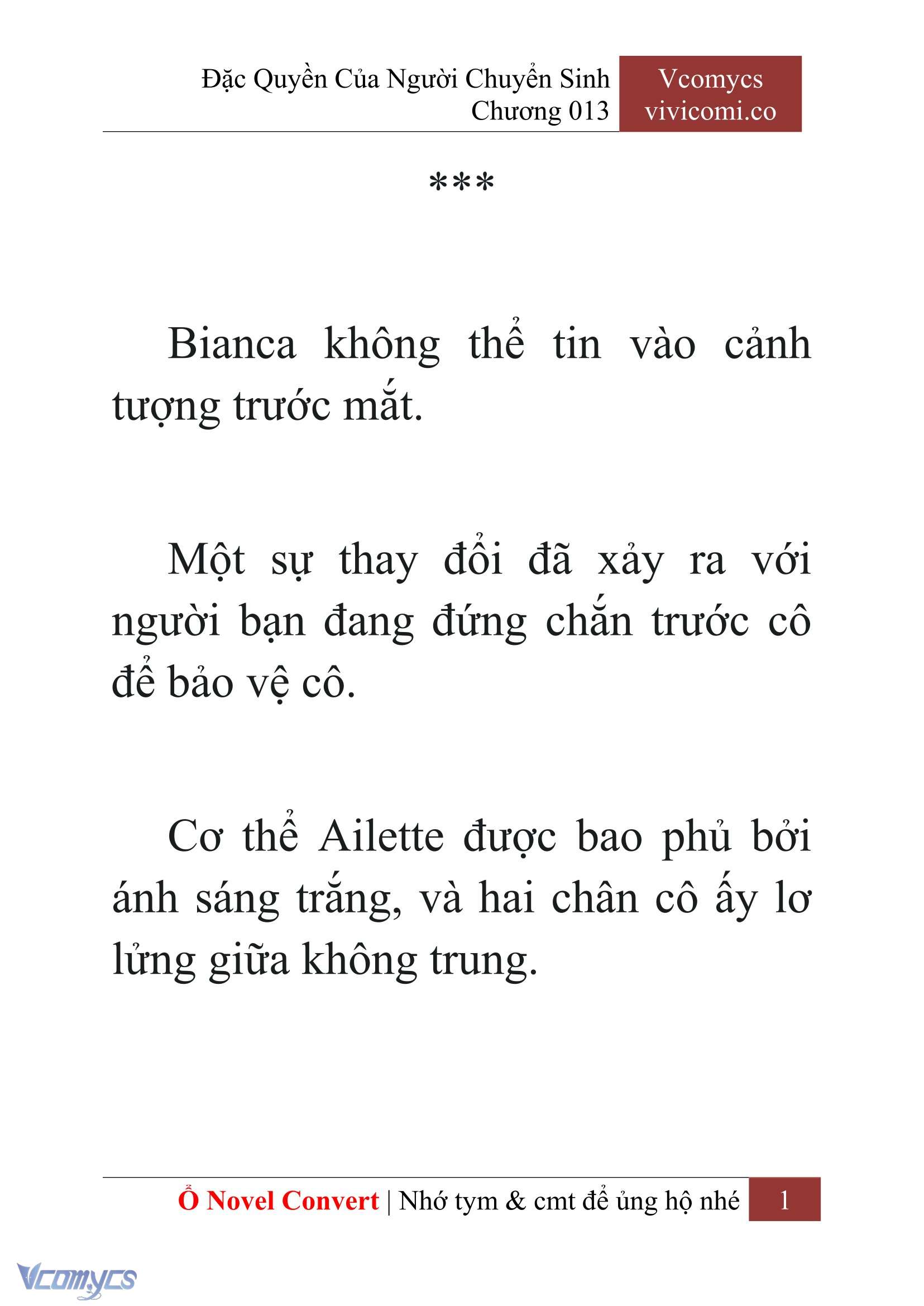 [Novel] Đặc Quyền Của Người Chuyển Sinh Chapter 13 - Trang 4