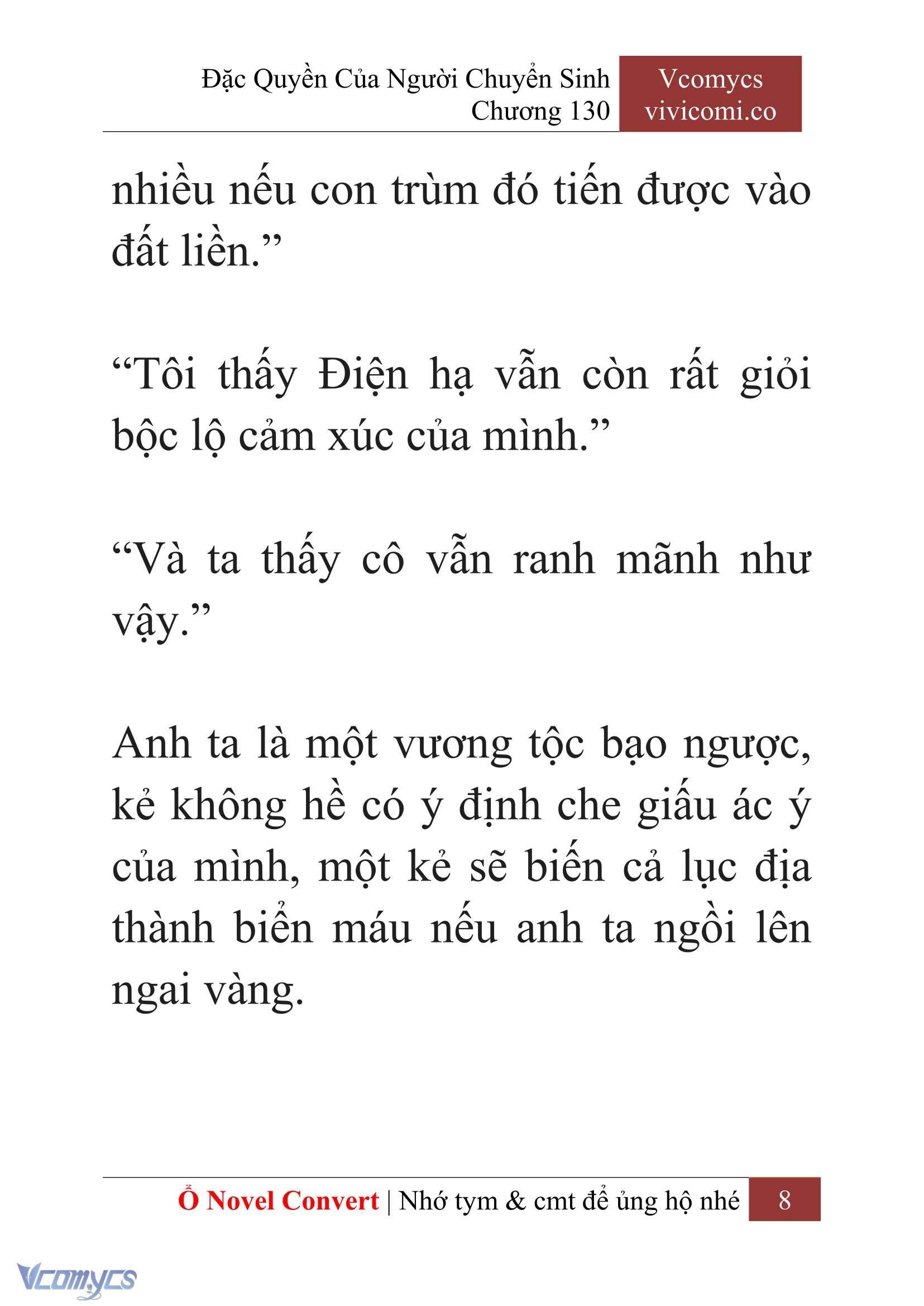 [Novel] Đặc Quyền Của Người Chuyển Sinh Chapter 130 - Trang 11