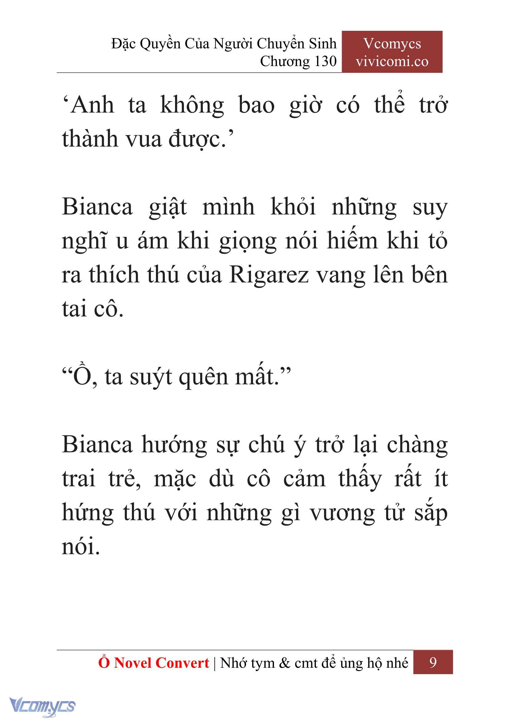 [Novel] Đặc Quyền Của Người Chuyển Sinh Chapter 130 - Trang 12
