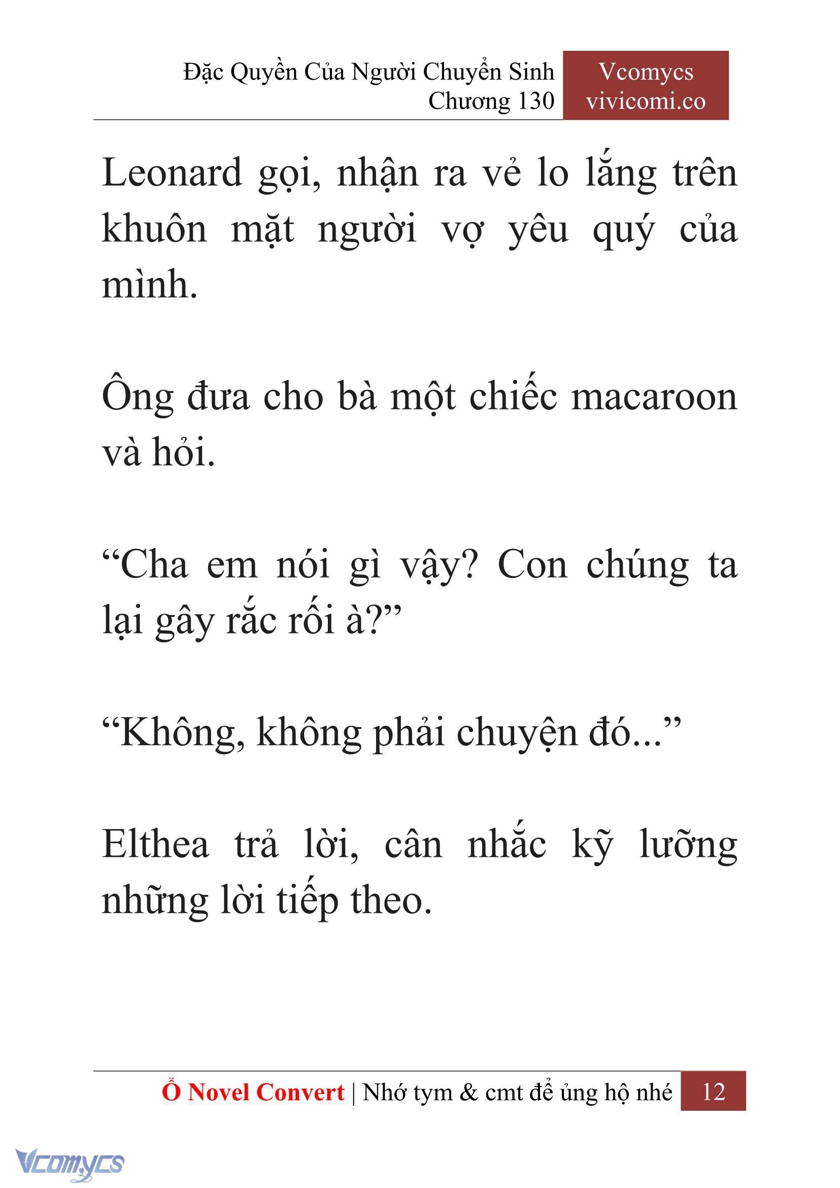 [Novel] Đặc Quyền Của Người Chuyển Sinh Chapter 130 - Trang 15
