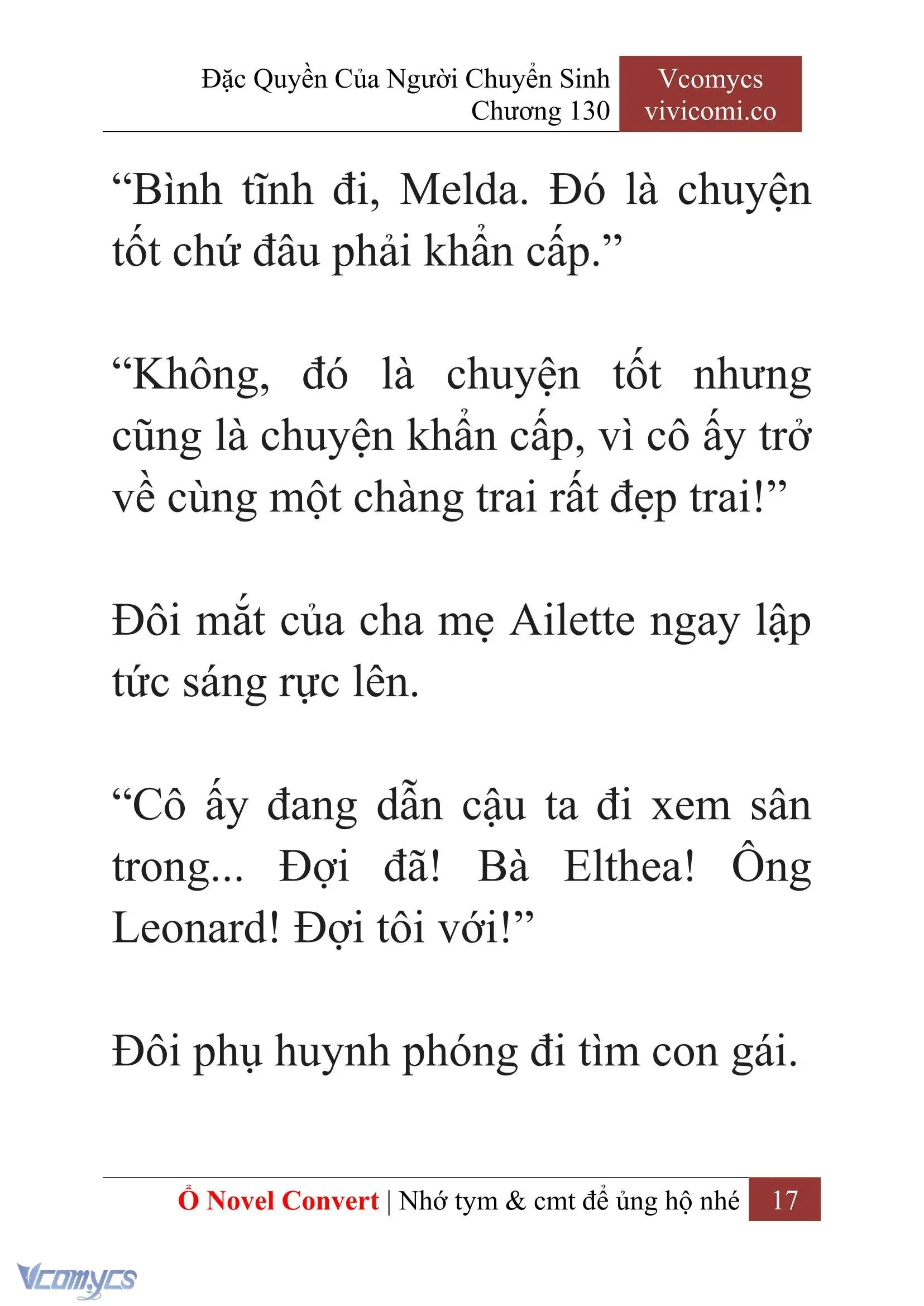[Novel] Đặc Quyền Của Người Chuyển Sinh Chapter 130 - Trang 20