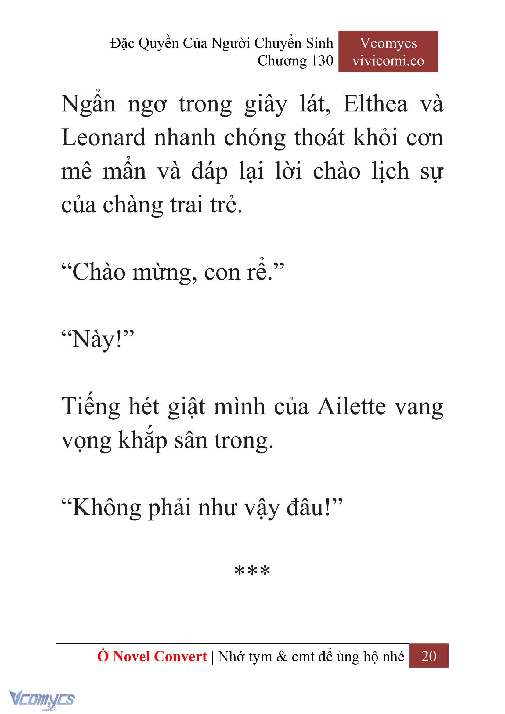[Novel] Đặc Quyền Của Người Chuyển Sinh Chapter 130 - Trang 23