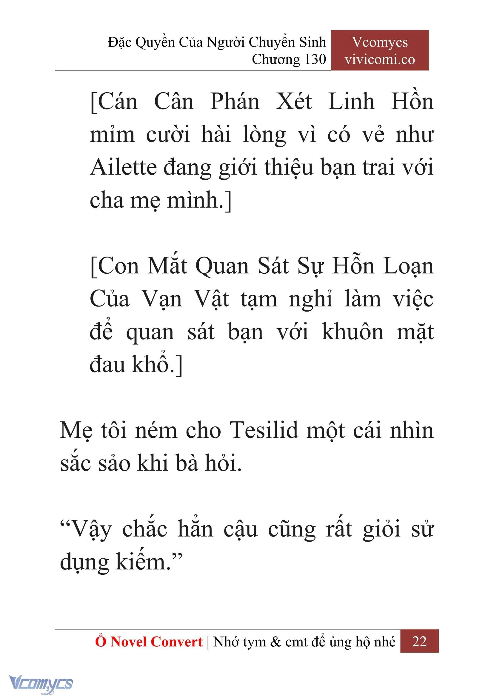 [Novel] Đặc Quyền Của Người Chuyển Sinh Chapter 130 - Trang 25