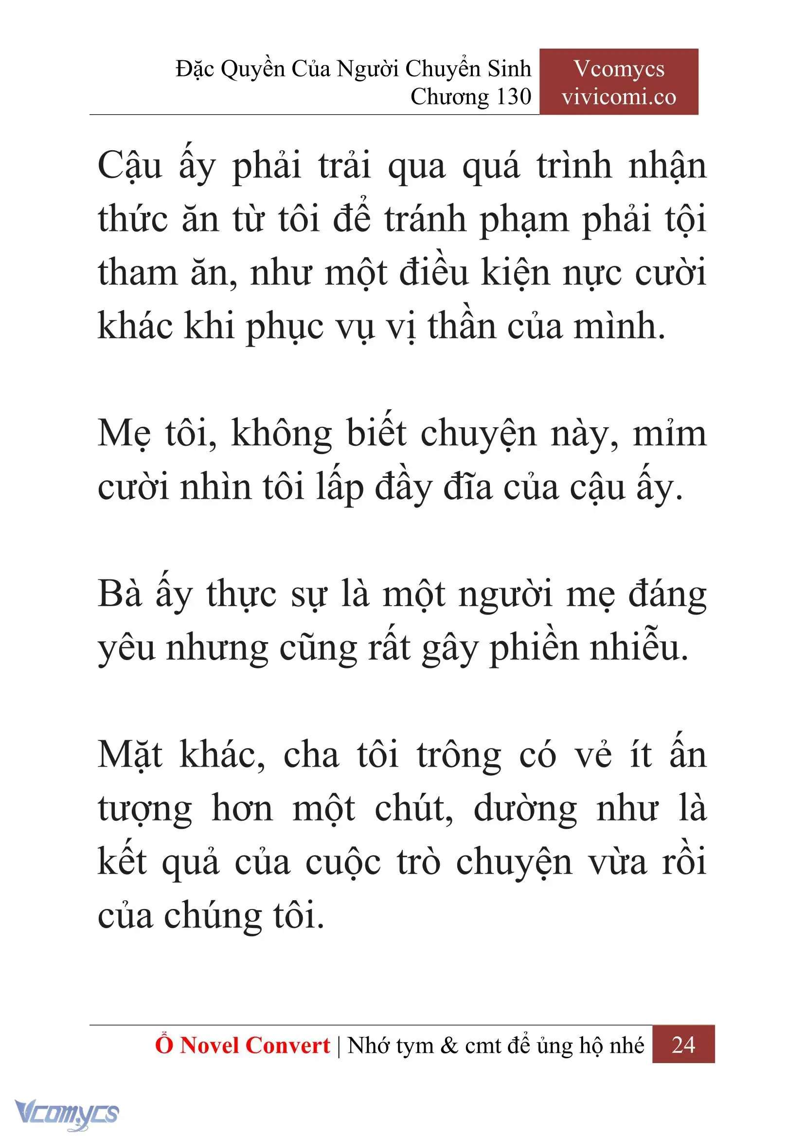 [Novel] Đặc Quyền Của Người Chuyển Sinh Chapter 130 - Trang 27