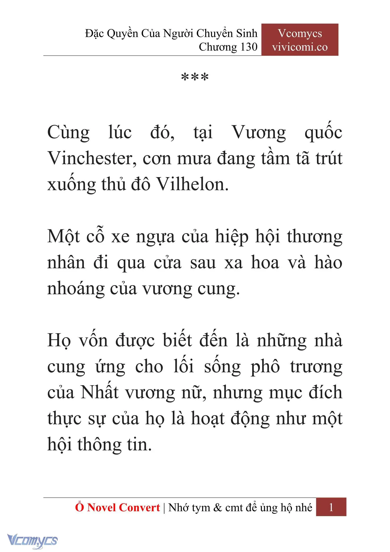 [Novel] Đặc Quyền Của Người Chuyển Sinh Chapter 130 - Trang 4