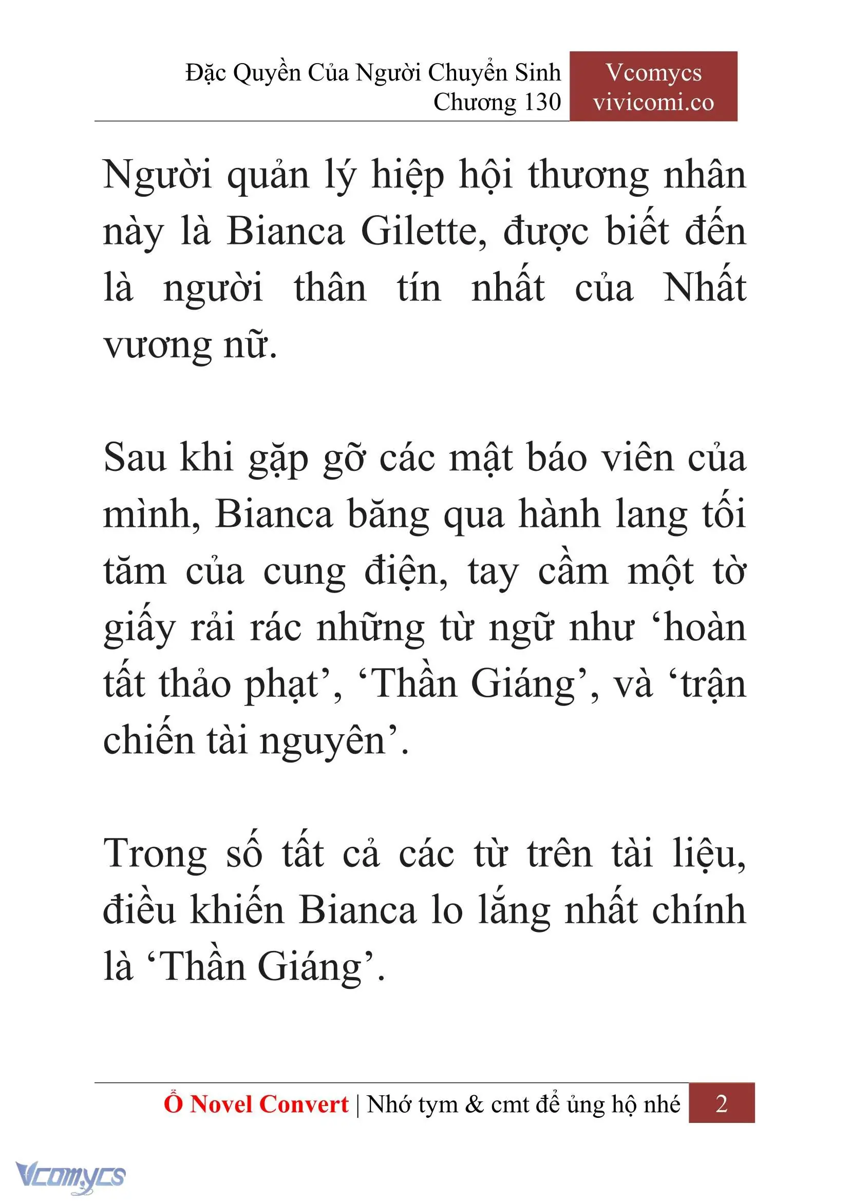 [Novel] Đặc Quyền Của Người Chuyển Sinh Chapter 130 - Trang 5
