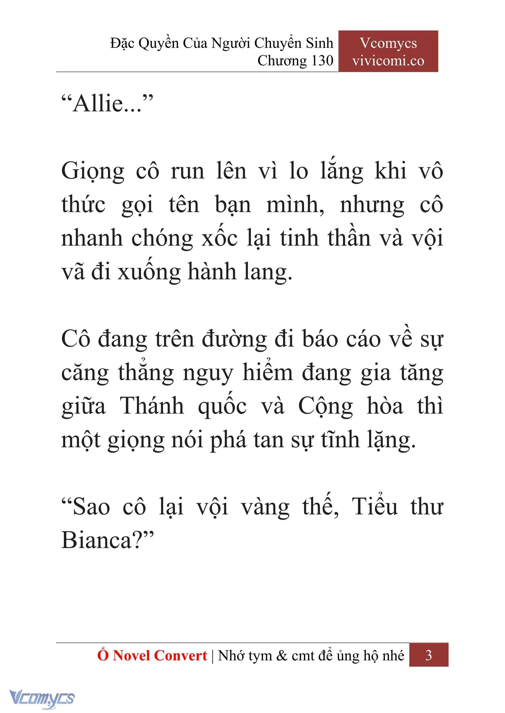[Novel] Đặc Quyền Của Người Chuyển Sinh Chapter 130 - Trang 6